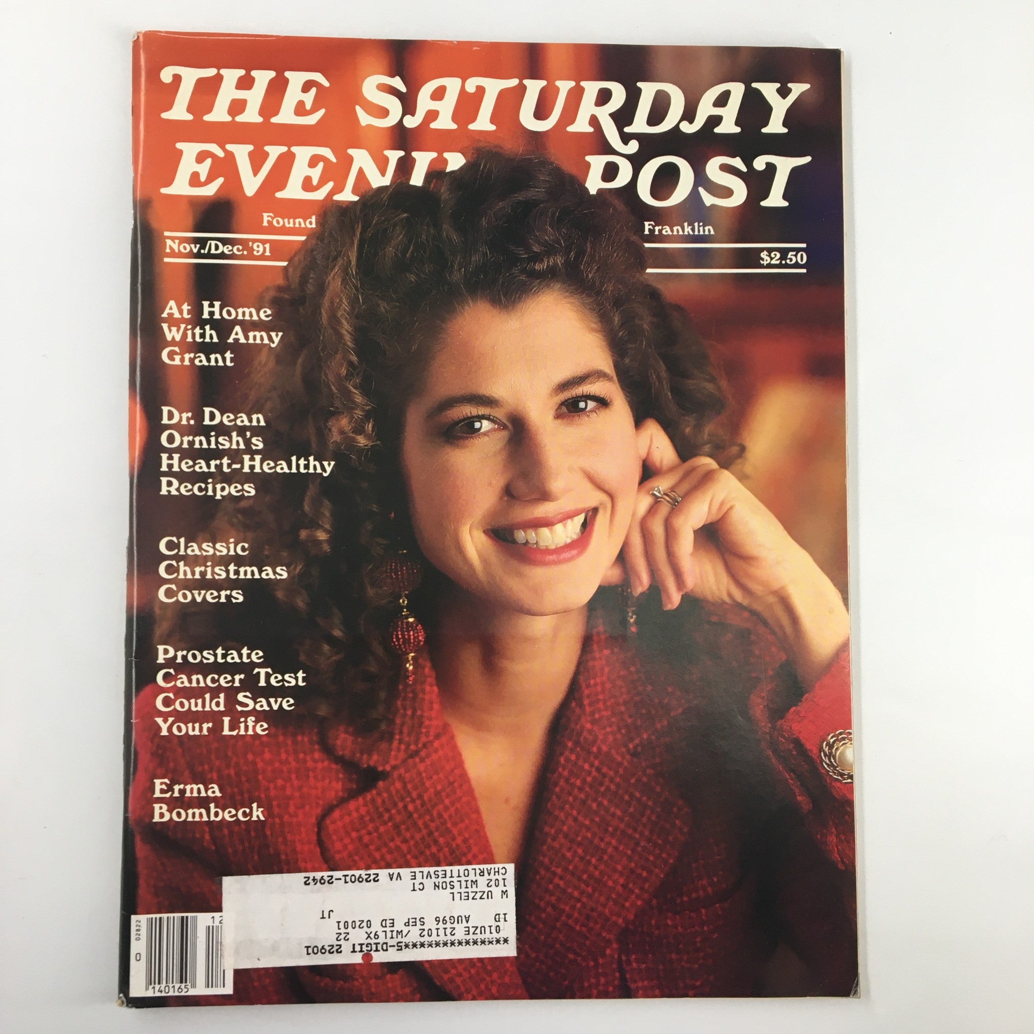 The Saturday Evening Post November 1991 At Home with Amy Grant VG