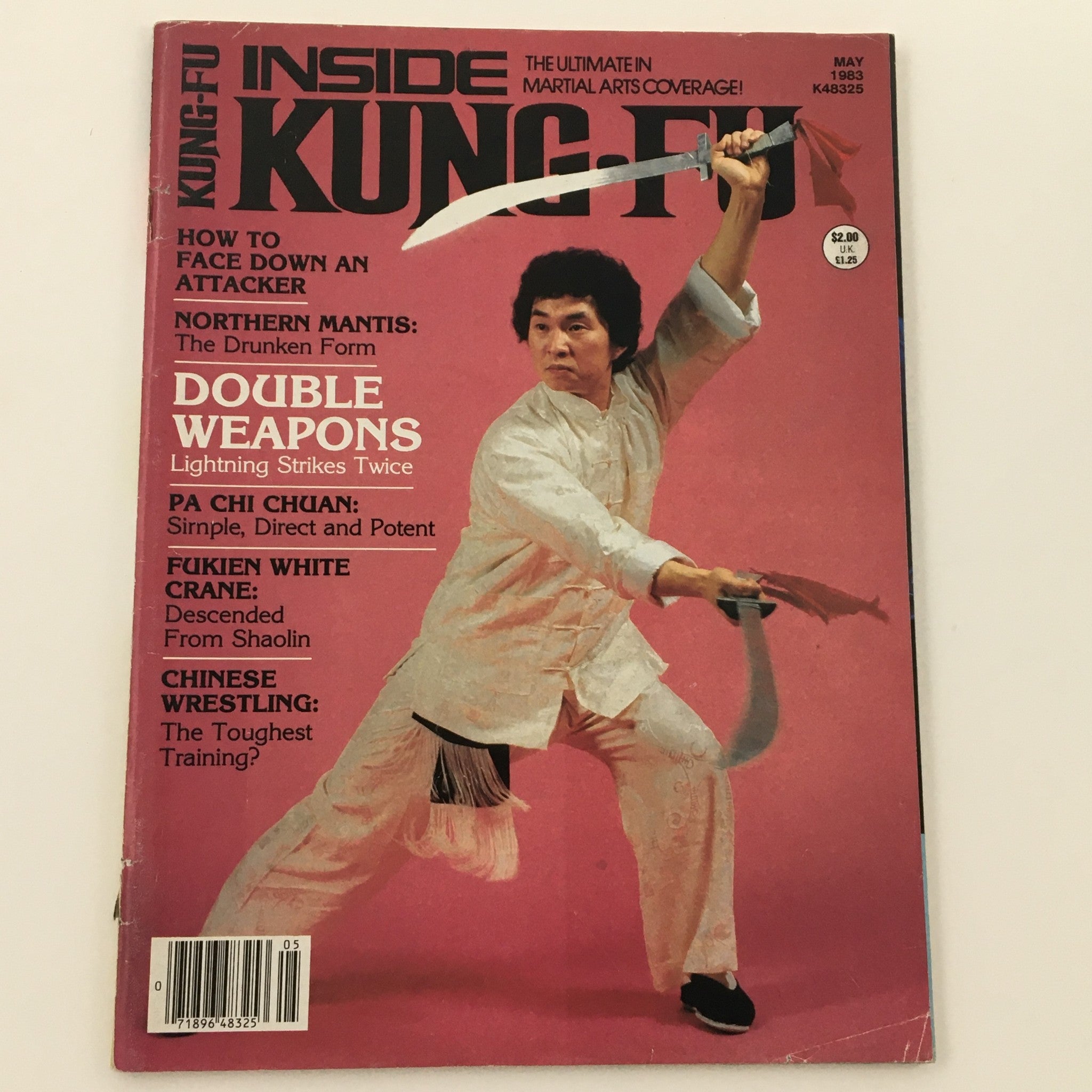 Inside Kung-Fu Magazine May 1983 Double Weapons Strikes Twice, Newsstand