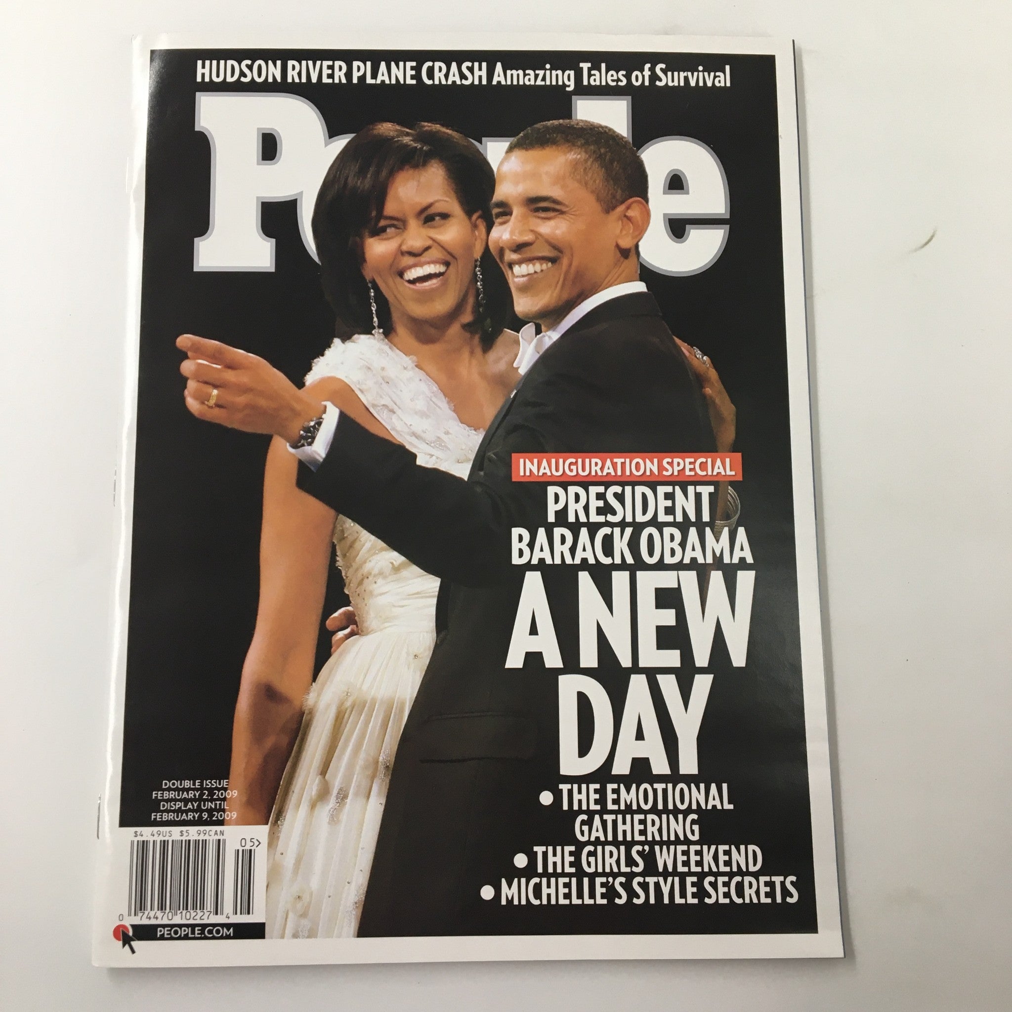 People Magazine February 2009 President Barack Obama Inauguration No Label VG