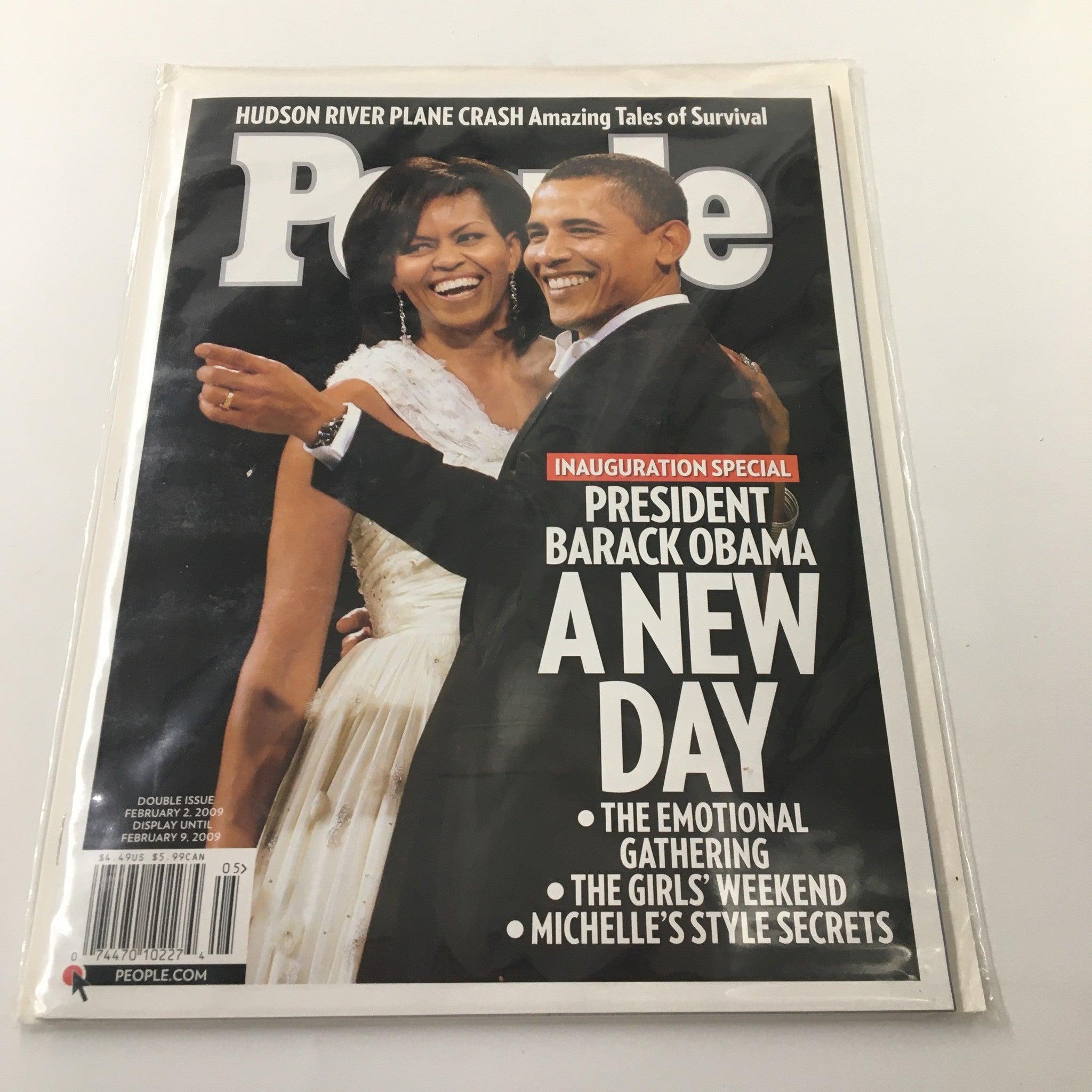 People Magazine February 2009 President Barack Obama Inauguration No Label VG