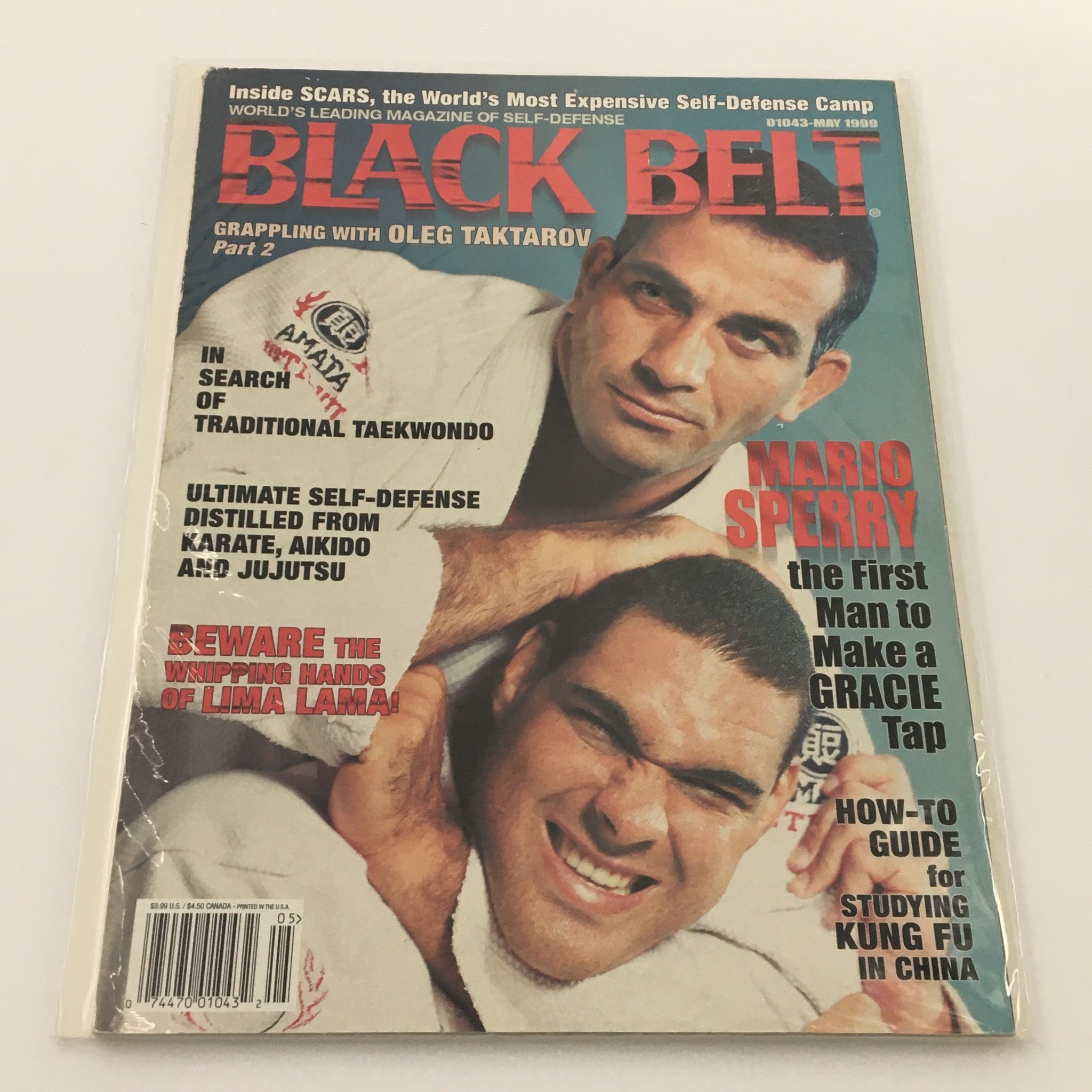 Black Belt Magazine May 1999 Grappling with Oleg Taktarov Feature, Newsstand