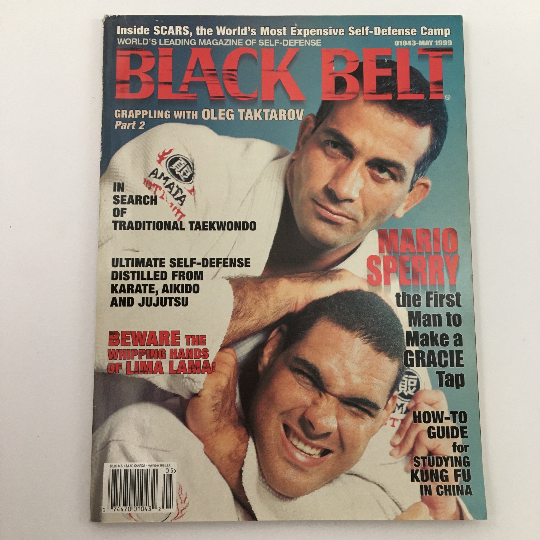 Black Belt Magazine May 1999 Grappling with Oleg Taktarov Feature, Newsstand