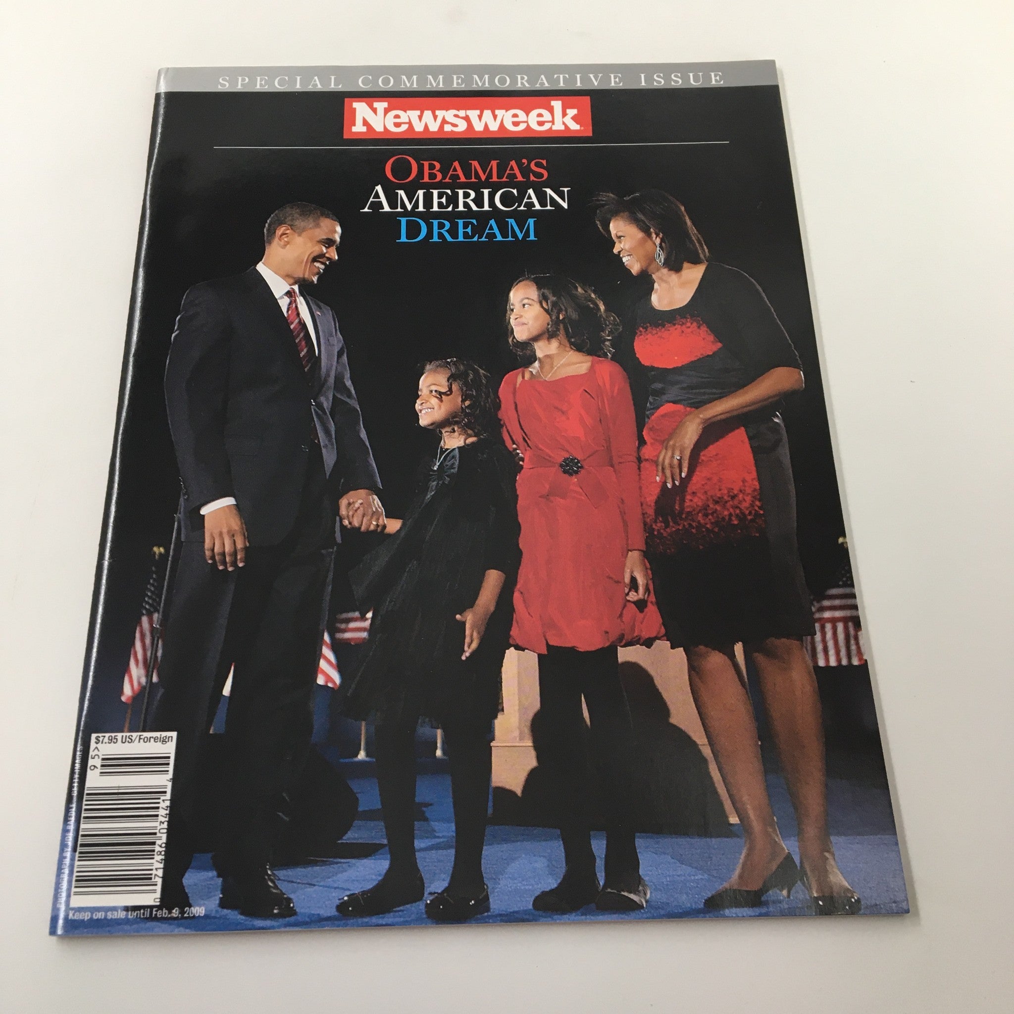 Newsweek Magazine February 2009 Barack Obama's American Dream No Label VG