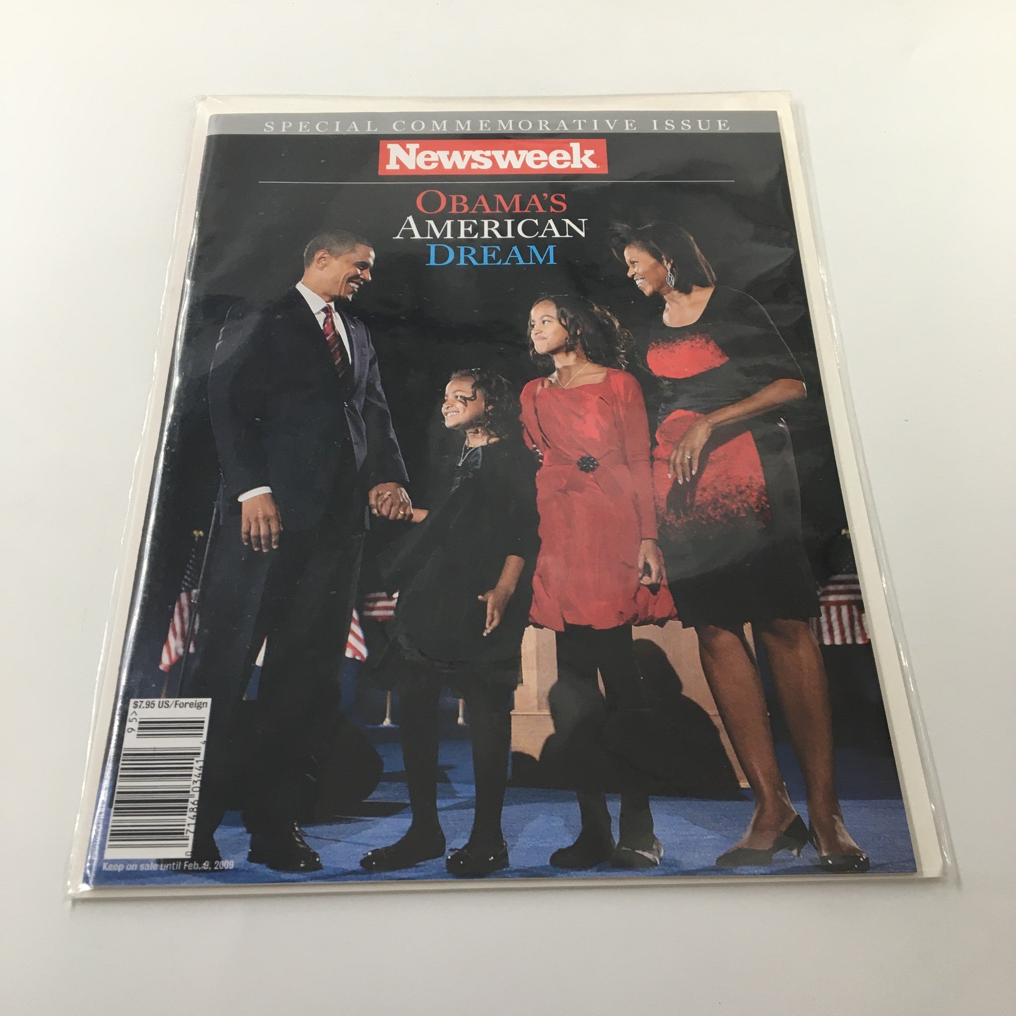 Newsweek Magazine February 2009 Barack Obama's American Dream No Label VG