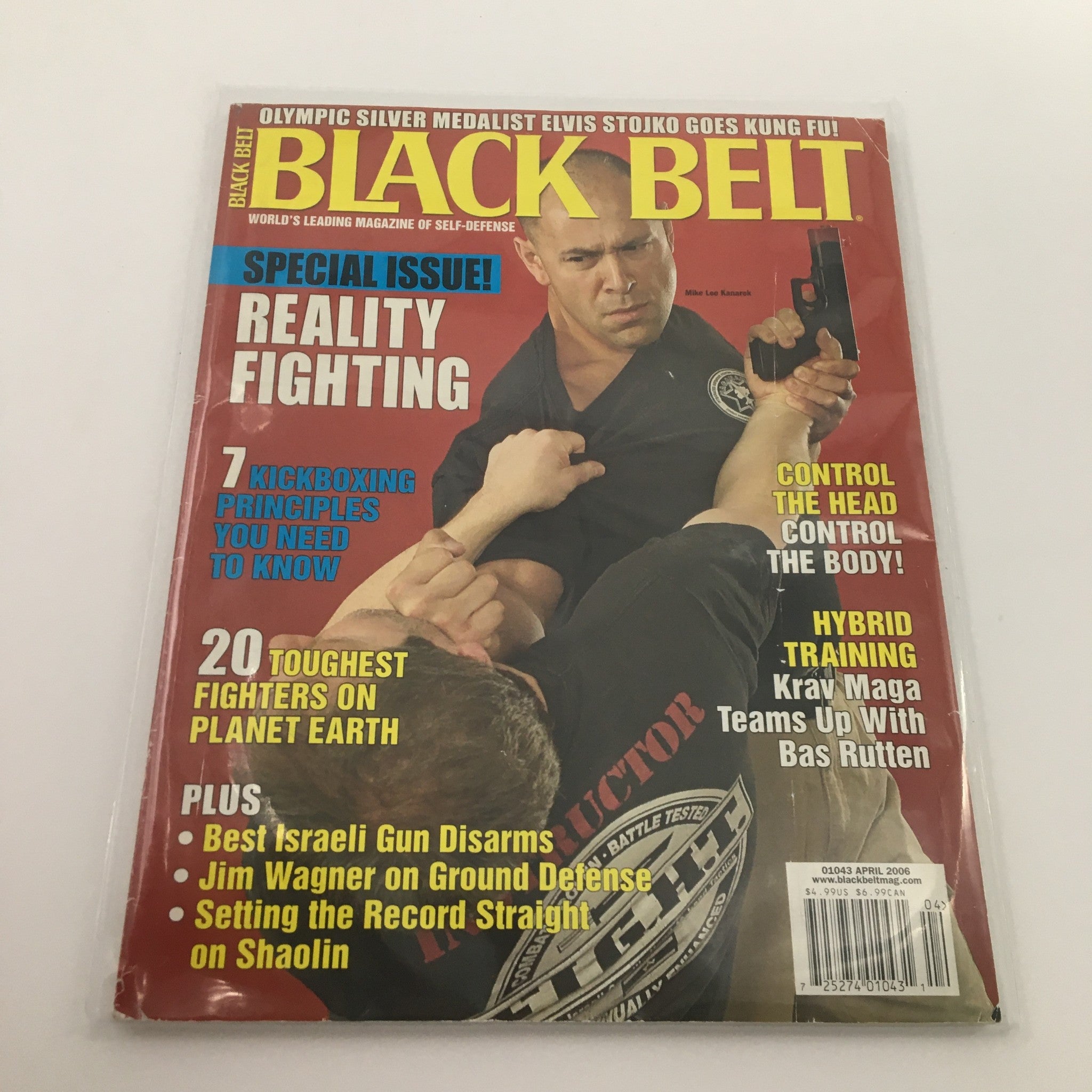 Black Belt Magazine April 2006 Mike Lee Kanarek in Reality Fighting, Newsstand