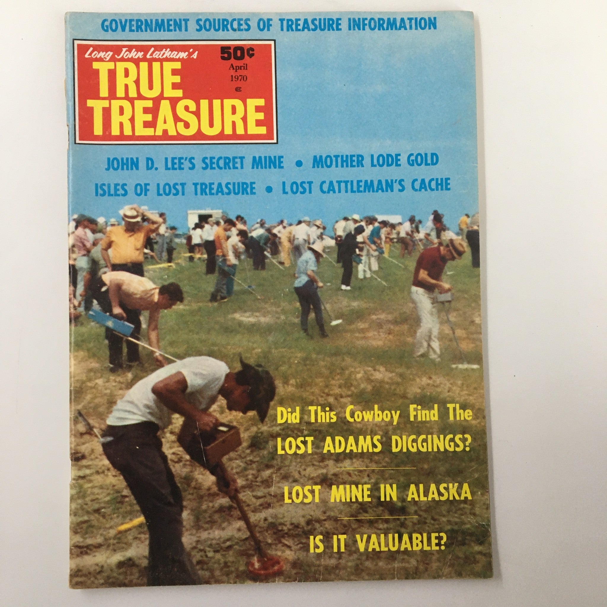 VTG True Treasure Magazine April 1970 John D. Lee's Secret Mine No Label