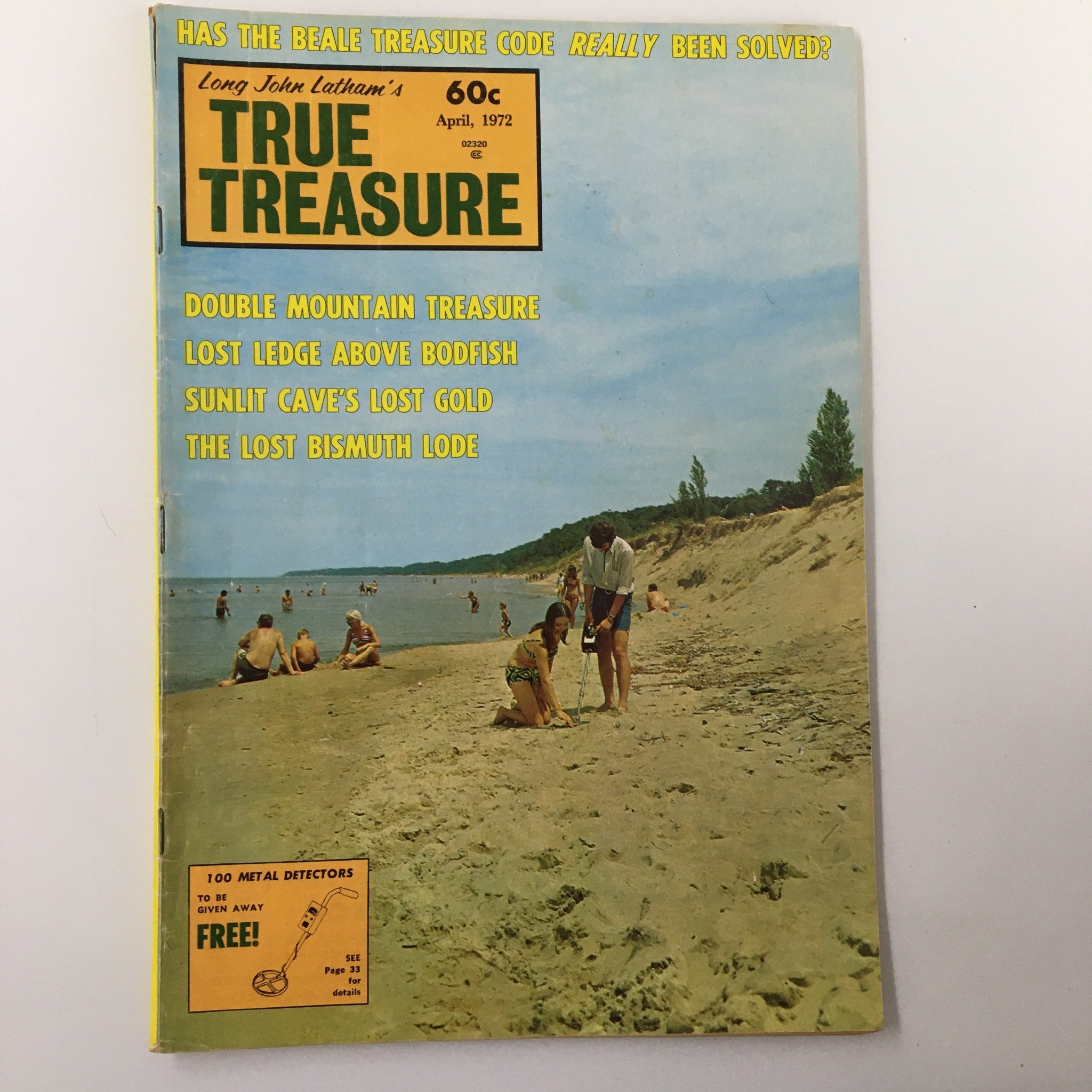 VTG True Treasure Magazine April 1972 The Lost Bismuth Lode No Label