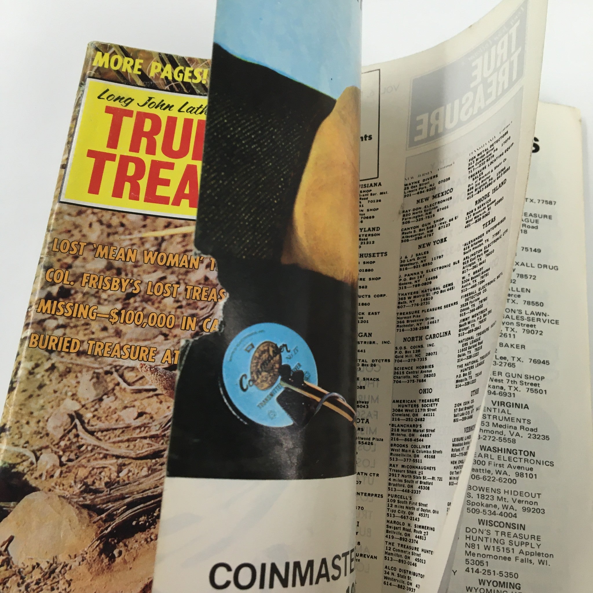 VTG True Treasure Magazine October 1972 Colonel Frisby's Lost Treasure