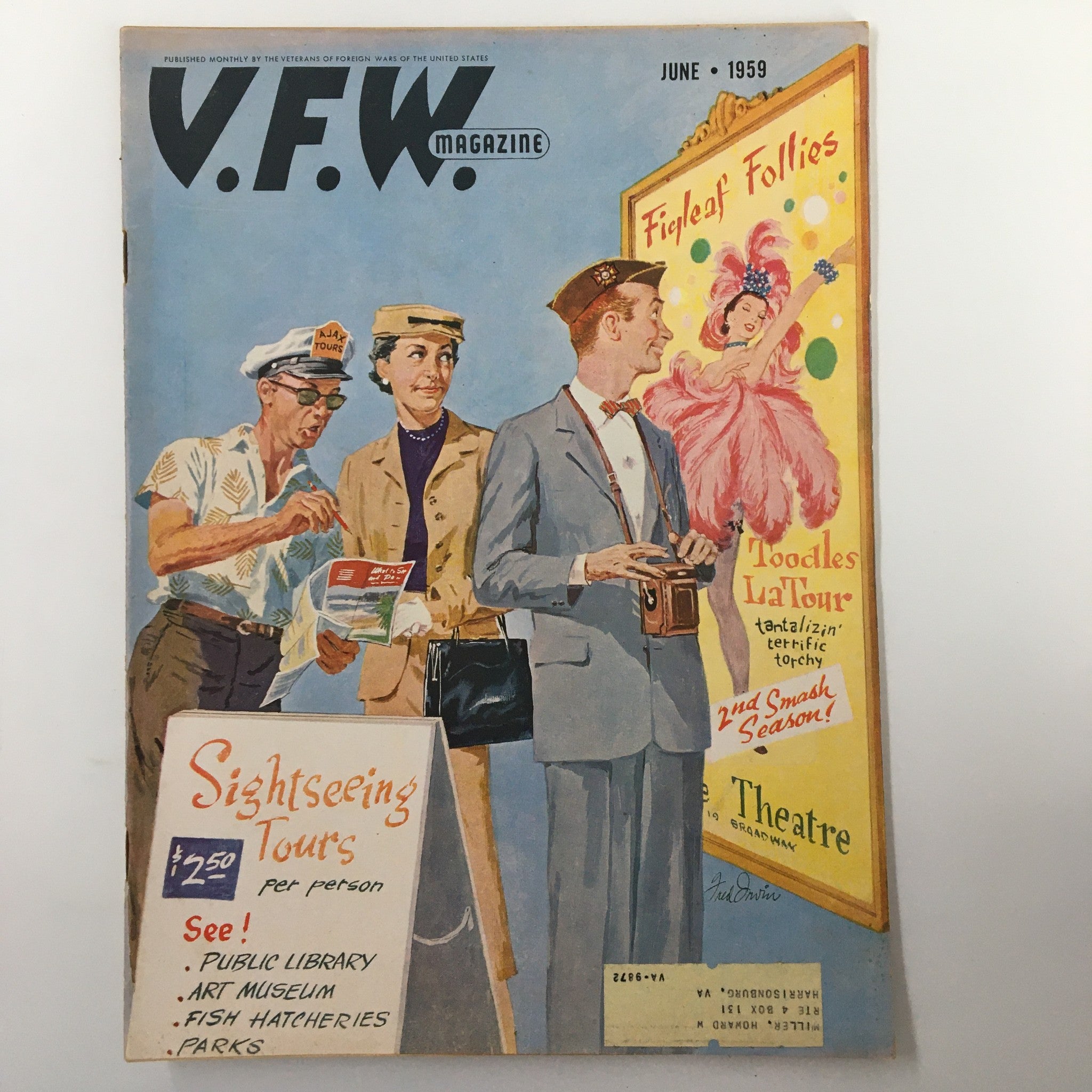 VTG V.F.W. Magazine June 1959 House Committee on Un-American Activities