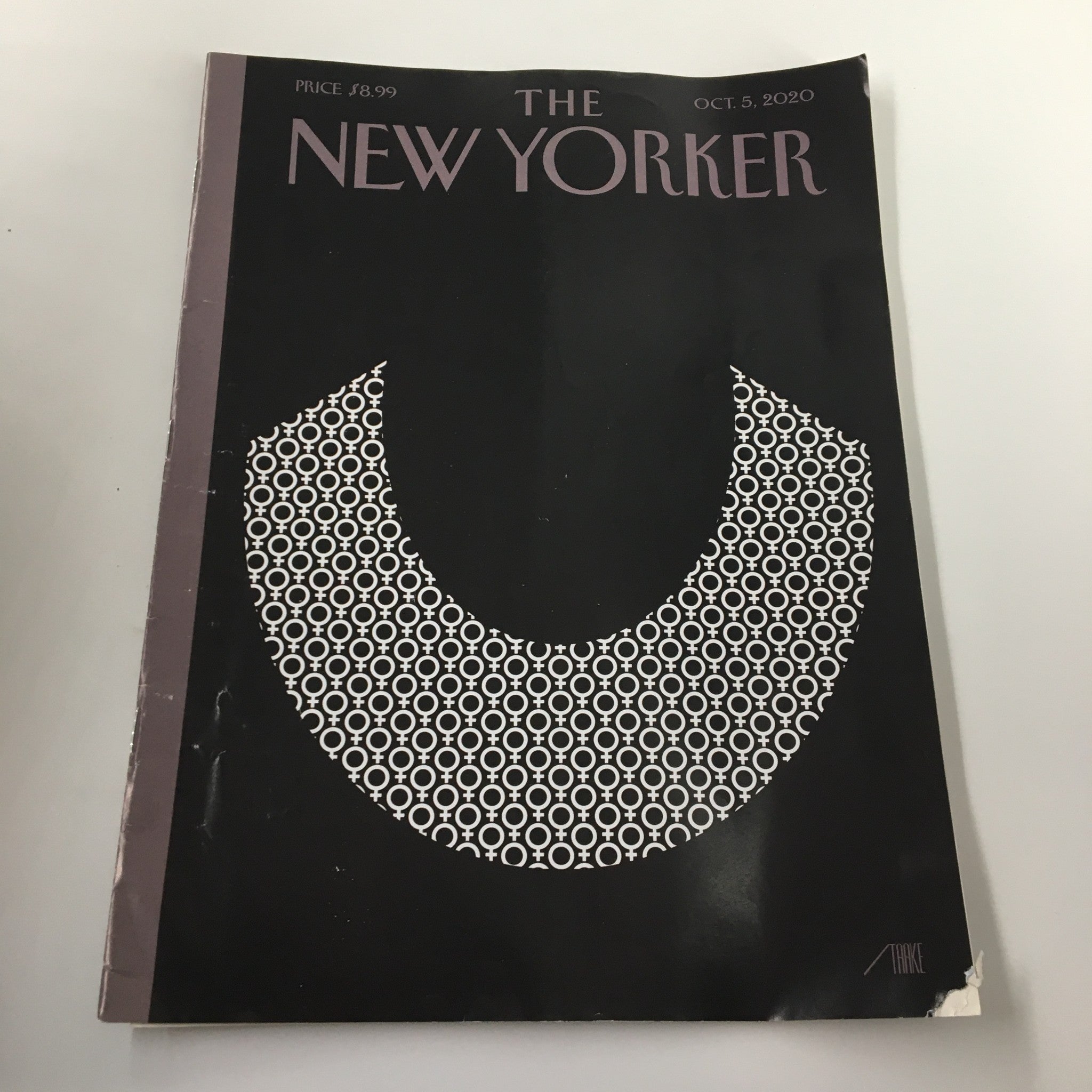 The New Yorker Magazine October 5 2020 Icons Cover by Bob Staake