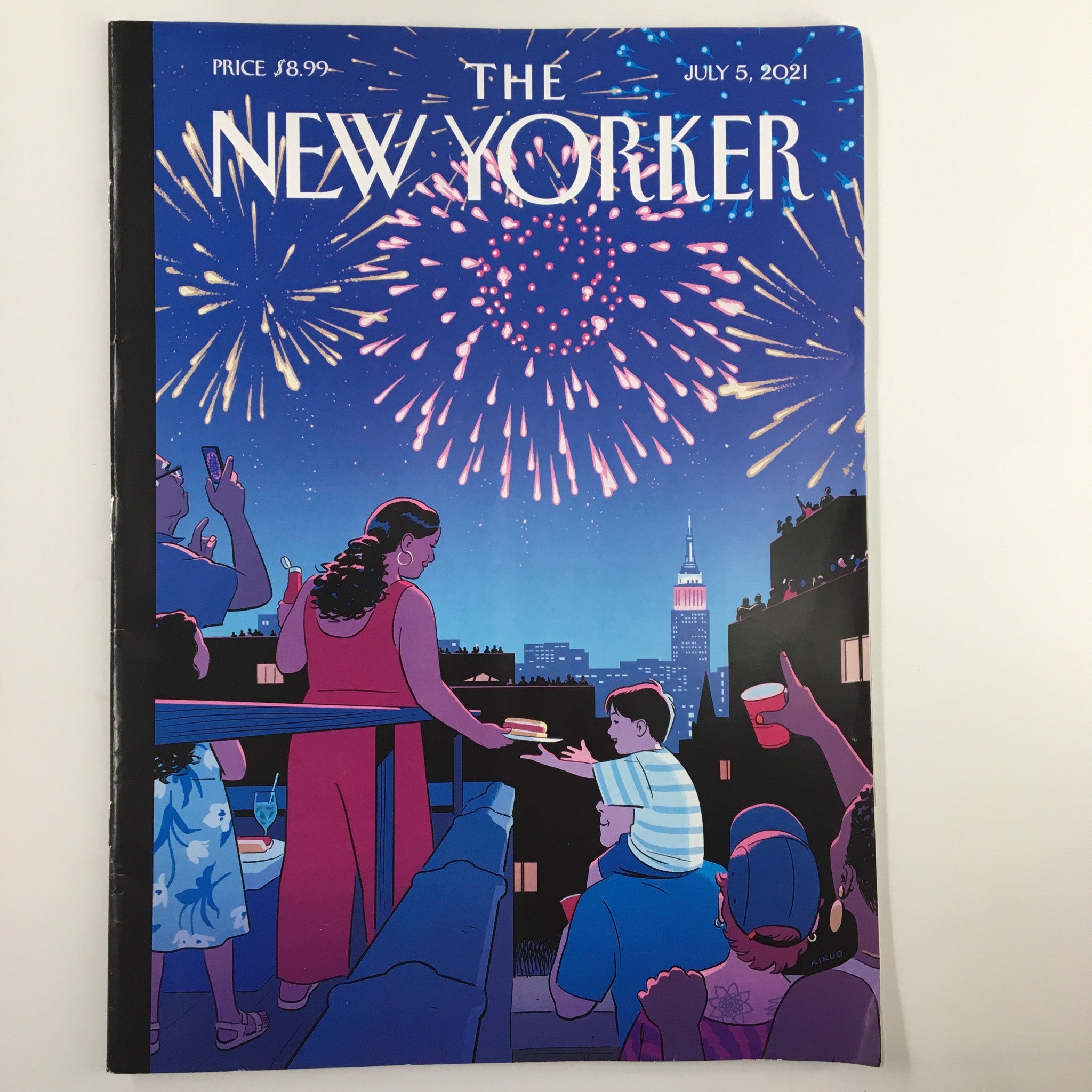 The New Yorker Magazine July 5 2021 Shared Celebration by R. Kikou Johnson