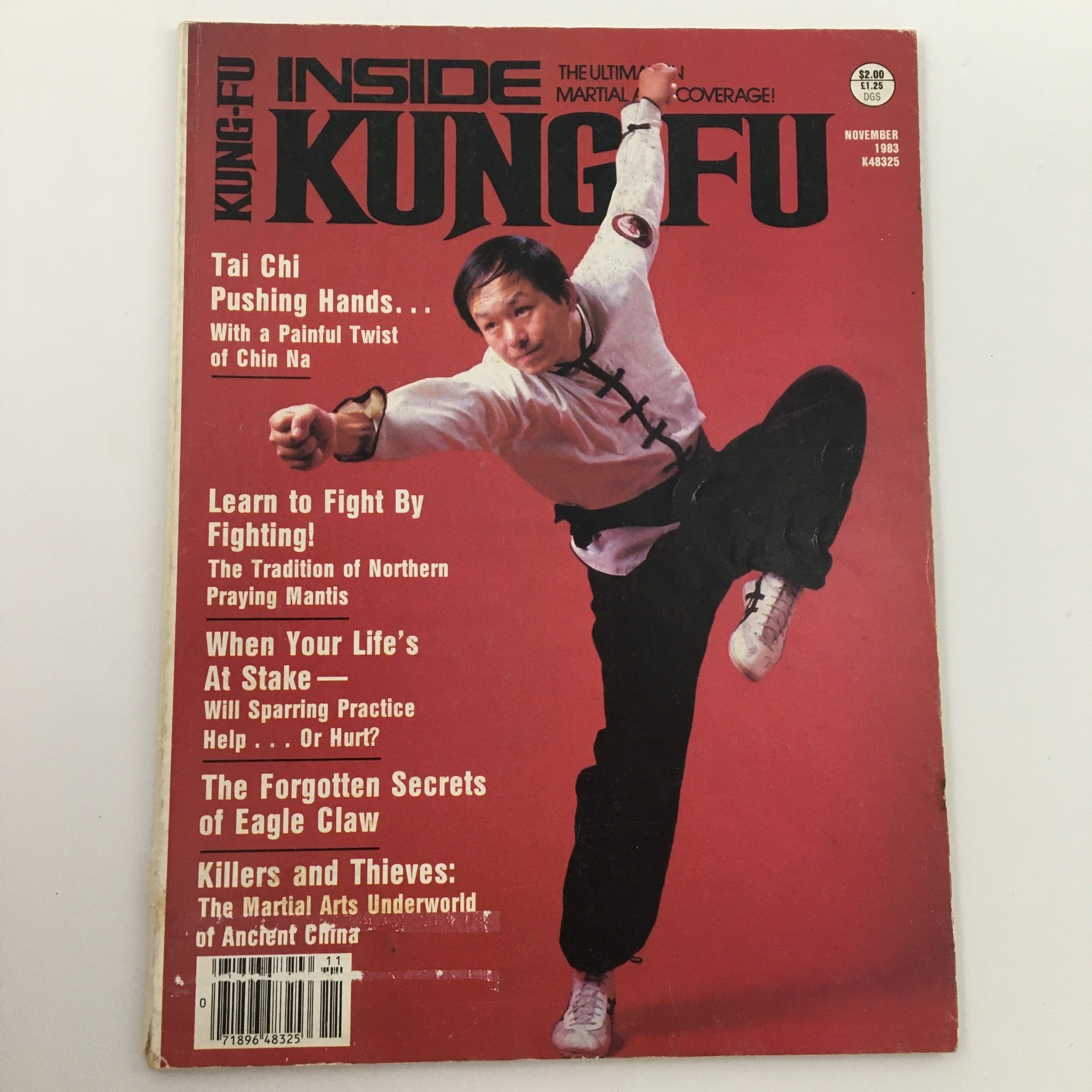 Inside Kung-Fu Magazine November 1983 Tai Chi Painful Twist of Chin Na Feature