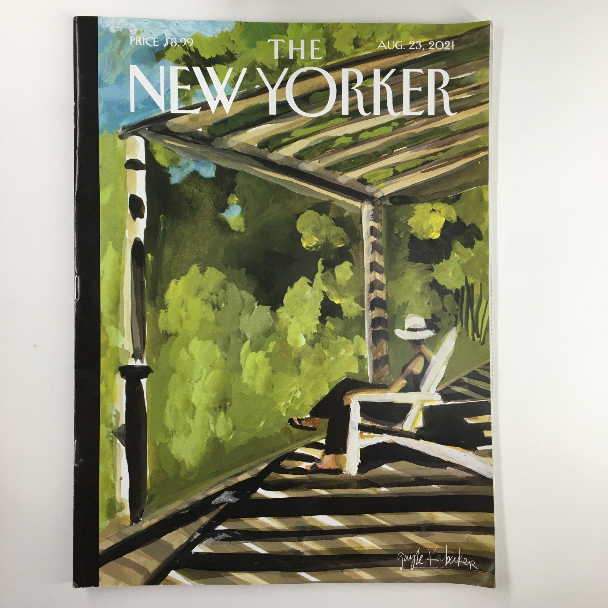 The New Yorker Magazine August 23 2021 Summer's Lease Cover by Gayle Kabaker