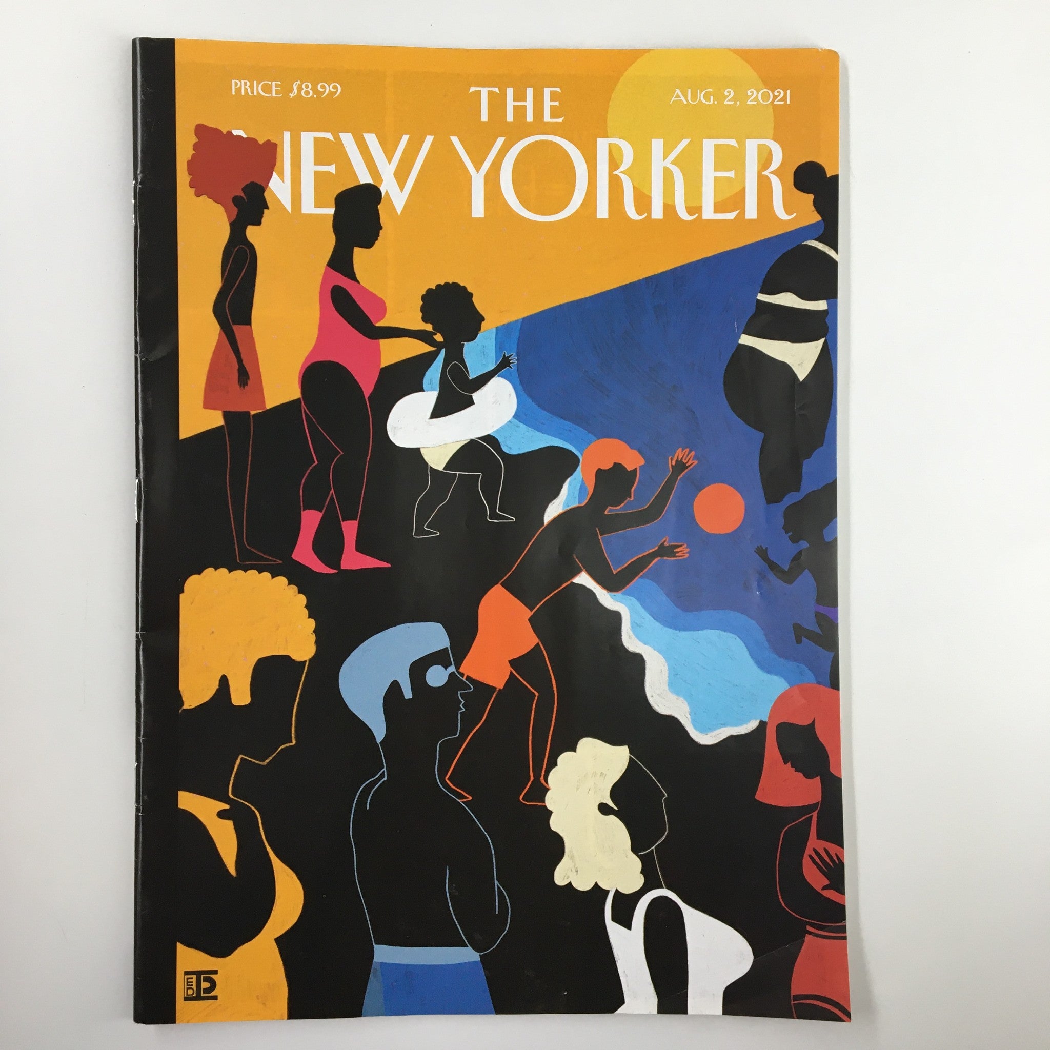 The New Yorker Magazine August 2 2021 Al Mare! by Diana Ejaita No Label