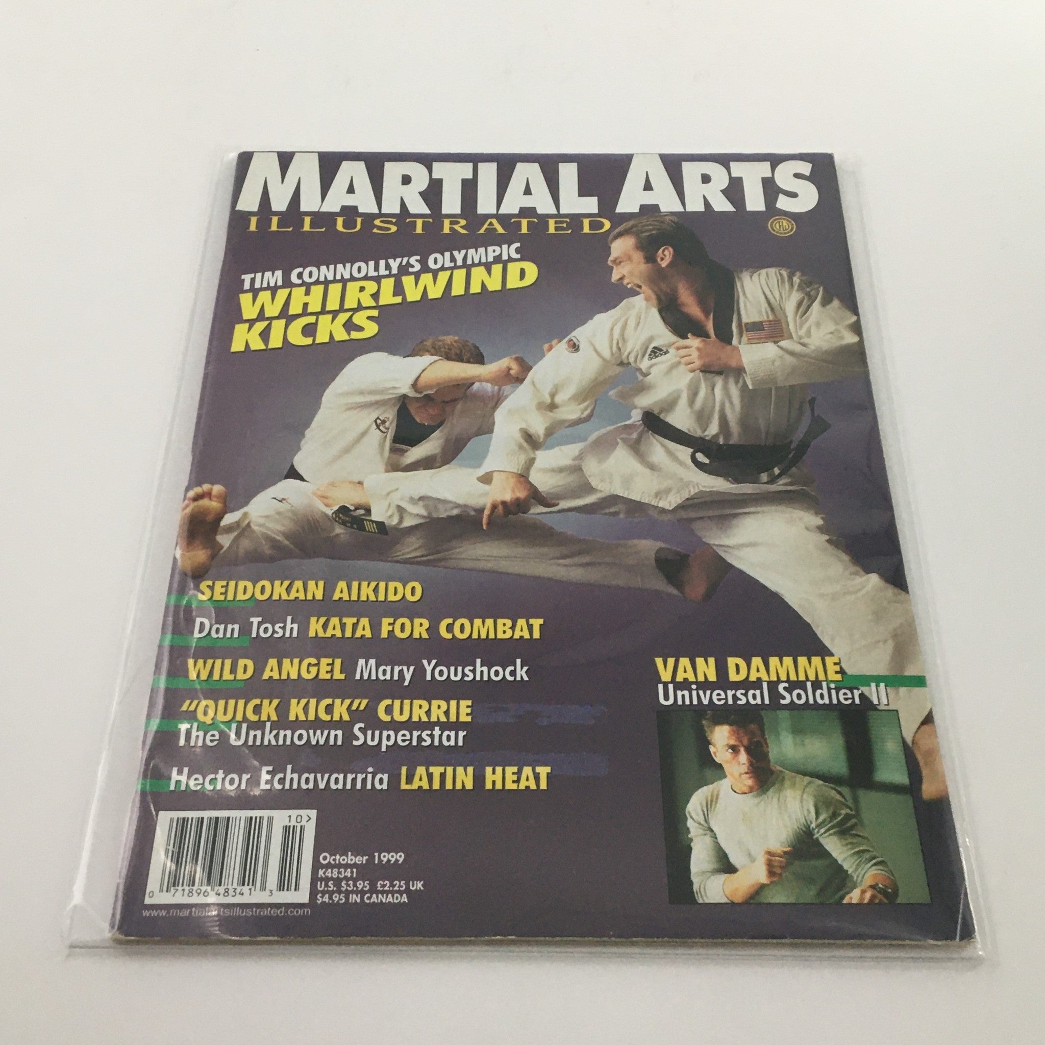 Martial Arts Illustrated Magazine October 1999 Tim Connolly's Olympic Kicks