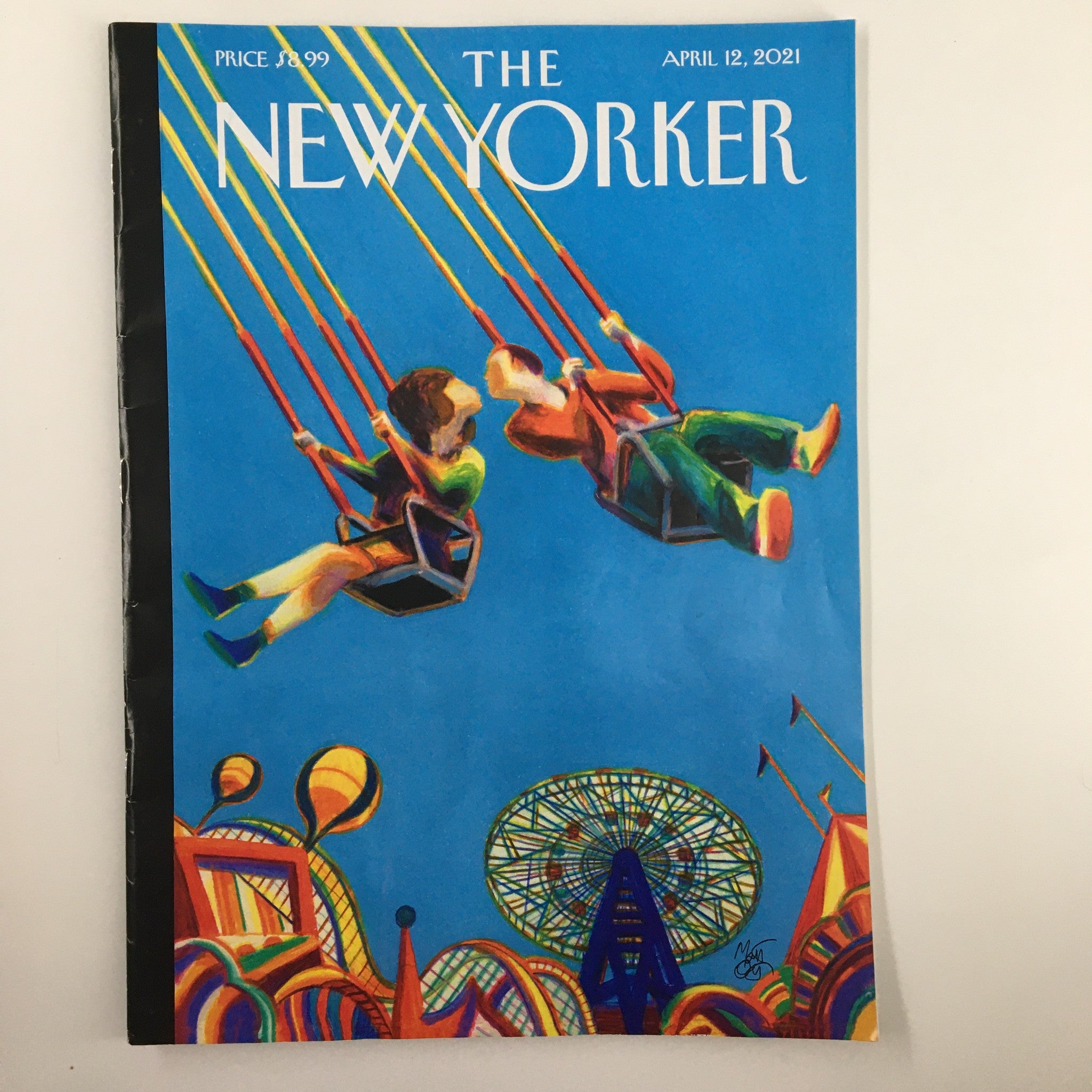 The New Yorker Magazine April 12 2021 Coney Island Swings Back Lorenzo Mattotti