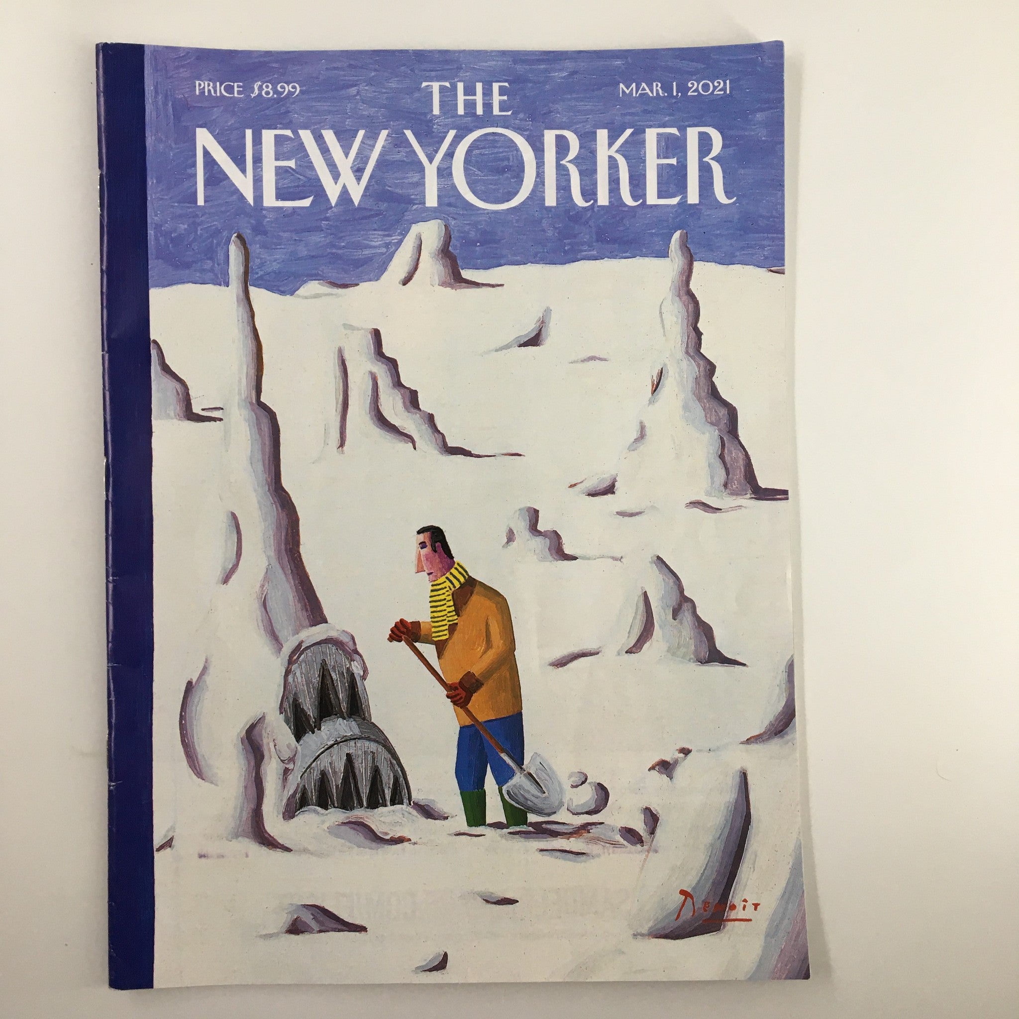 The New Yorker Magazine March 1 2021 Under the Weather Benoit Van Innis No Label