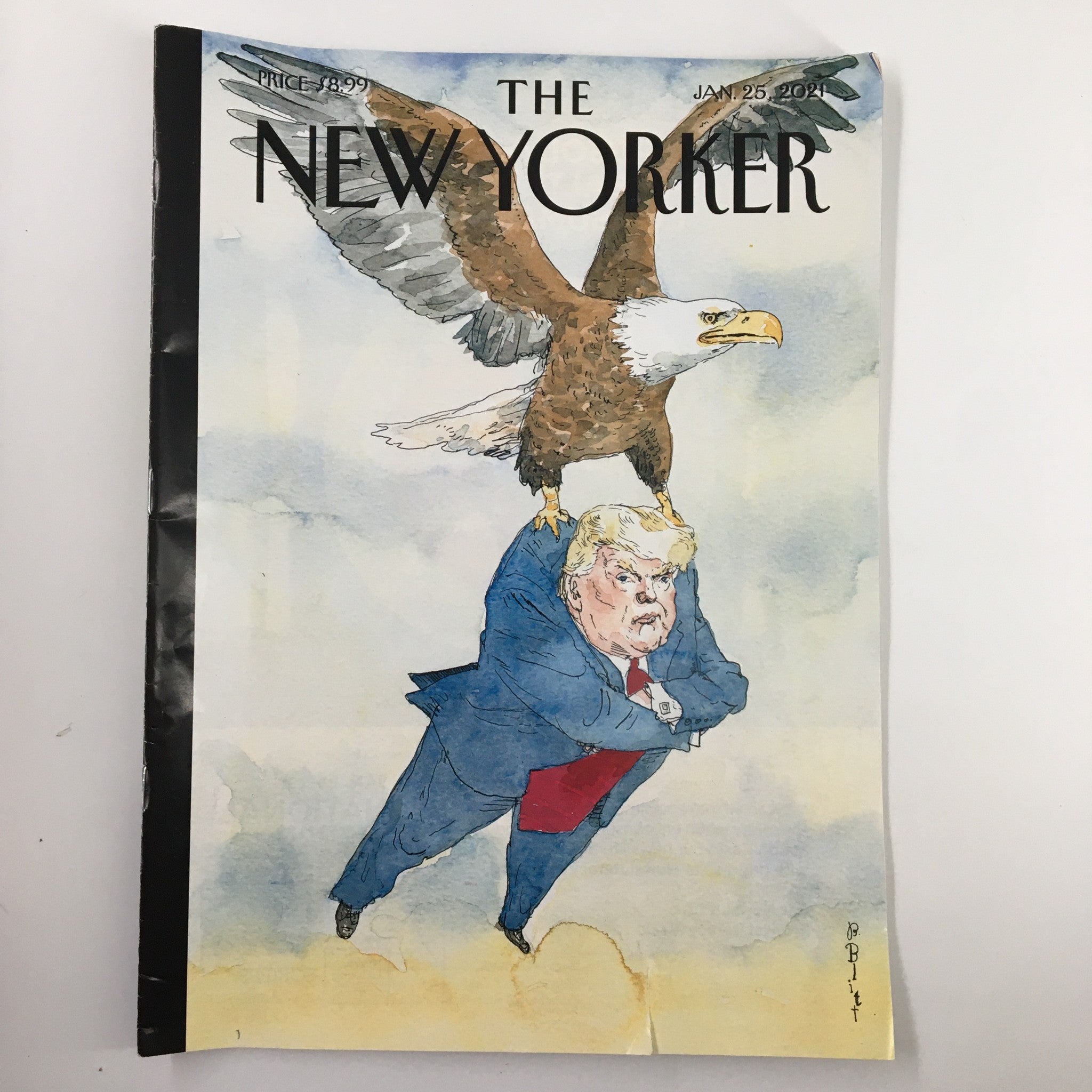 The New Yorker Magazine January 25 2021 Donald Trump by Barry Blitt No Label