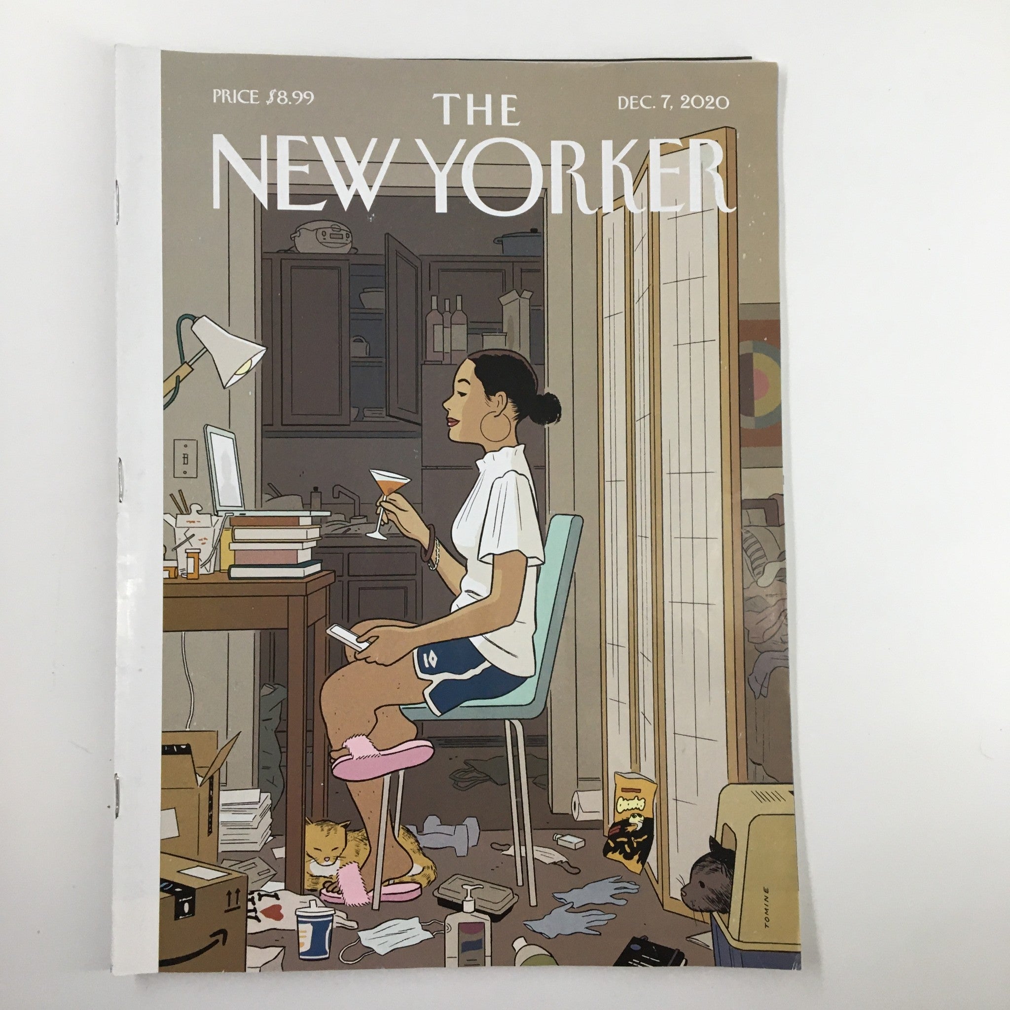 The New Yorker Magazine December 7 2020 Love Life by Adrian Tomine No Label