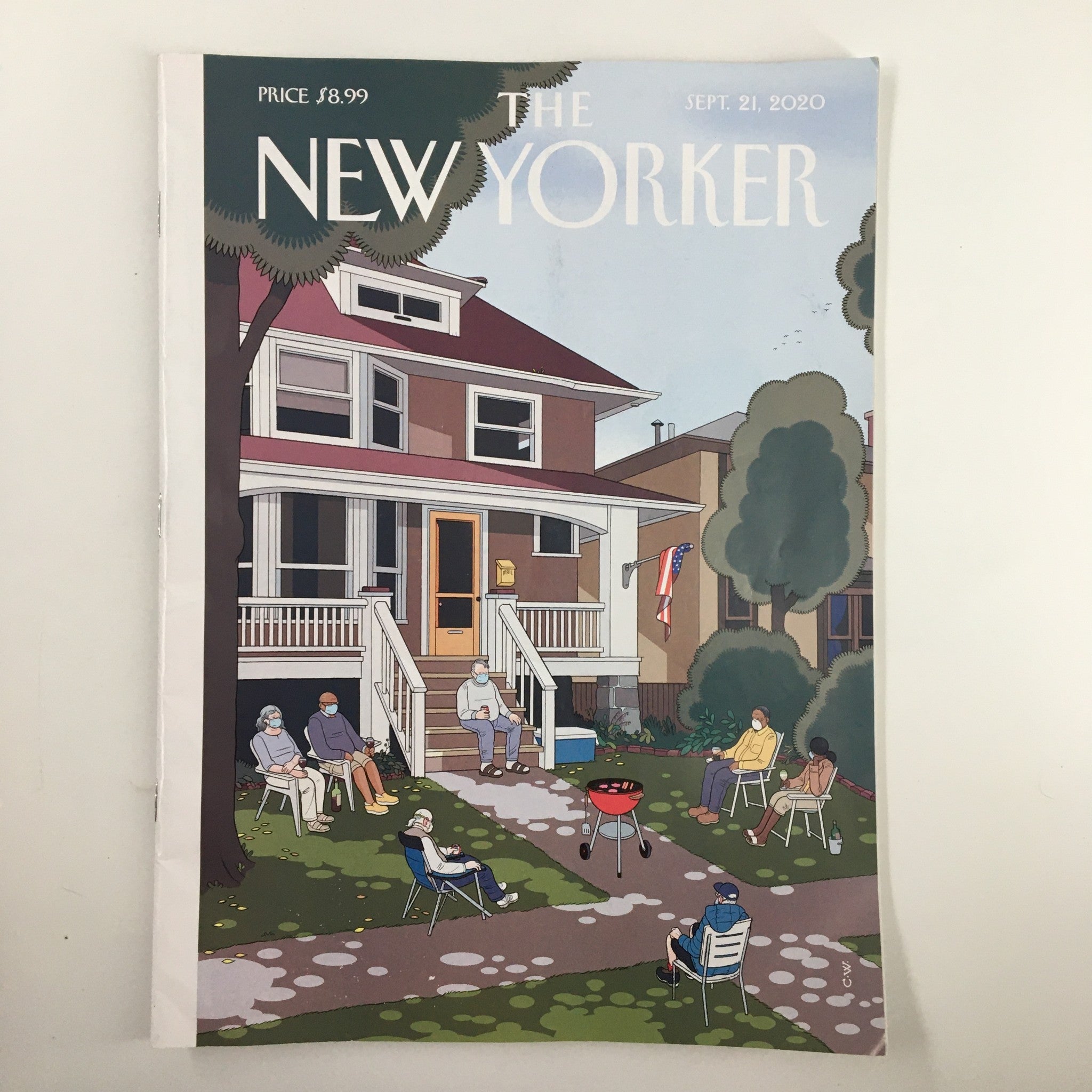 The New Yorker Magazine September 21 2020 Last Days by Chris Ware No Label