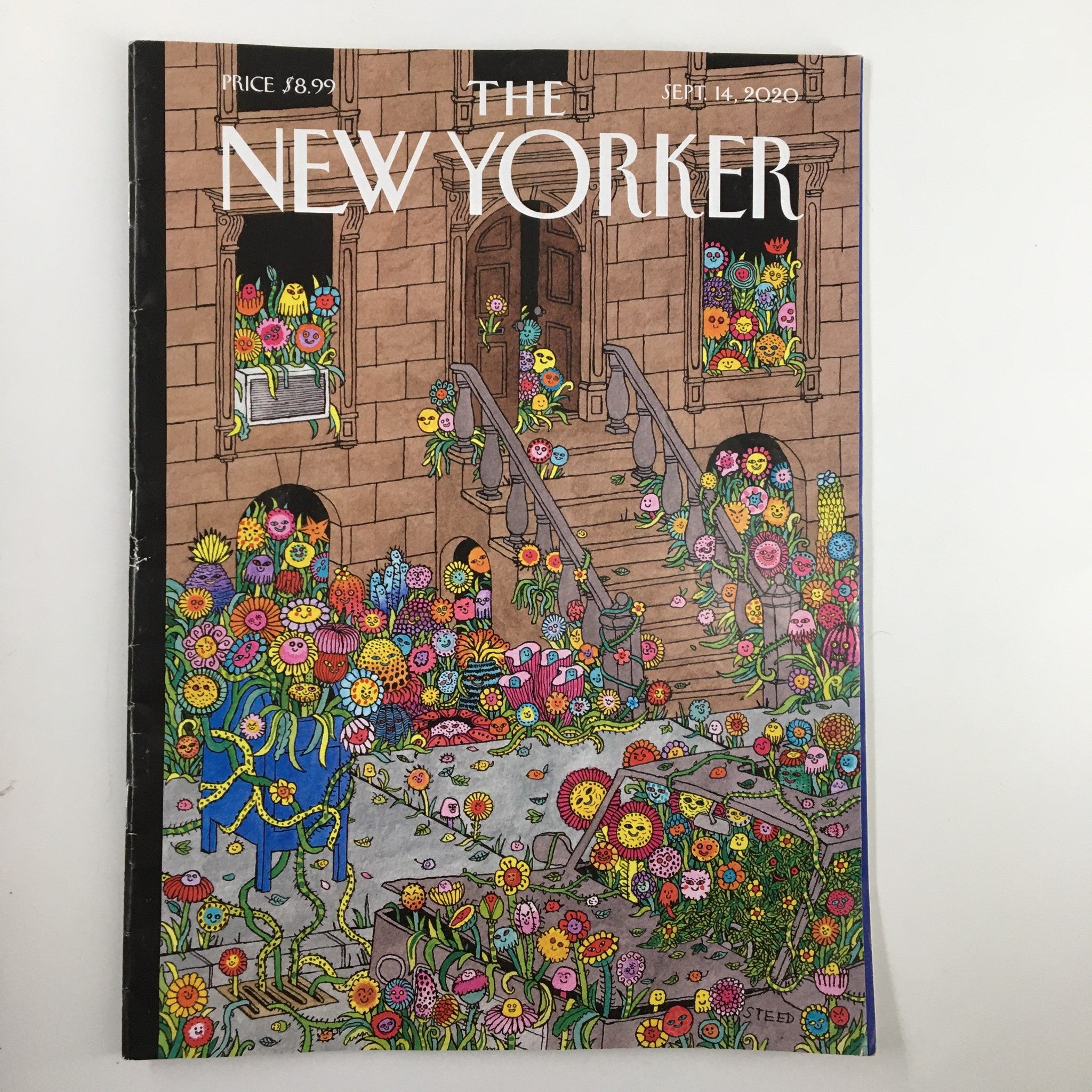 The New Yorker Magazine September 14 2020 Overgrown by Edward Sorel No Label