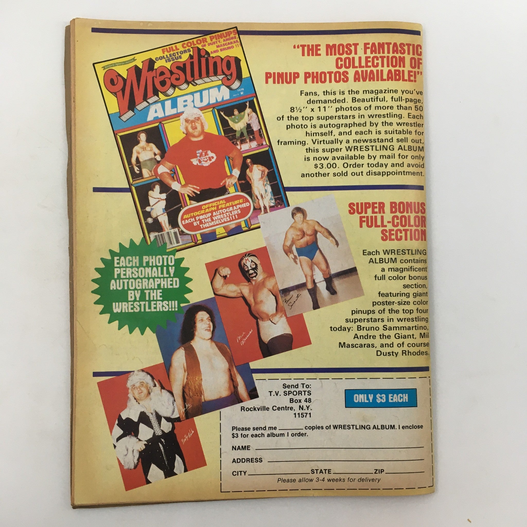 Cover of Inside Wrestling Magazine May 1980 edition featuring iconic wrestling personalities and promotional content.