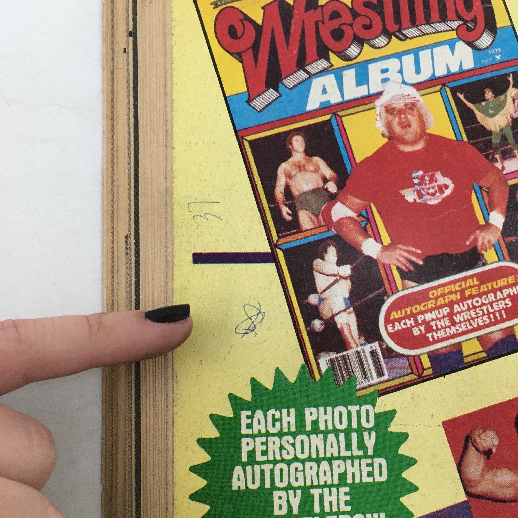 Inside Wrestling Magazine April 1979 cover showcasing wrestlers; highlighting Ric Flair and Dusty Rhodes with illustrations and promotional features.