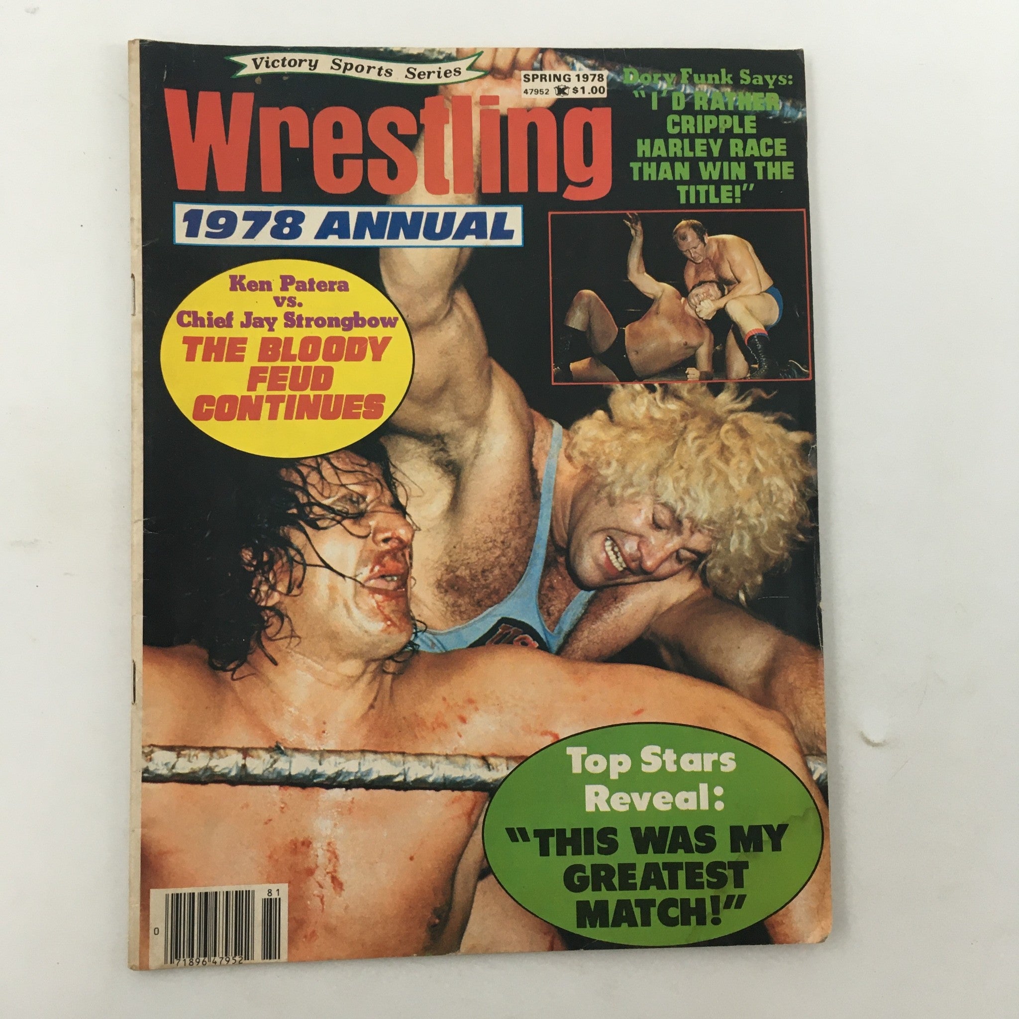 Wrestling Magazine Spring 1978 Greatest Match by Andre the Giant & Bobo Brazil