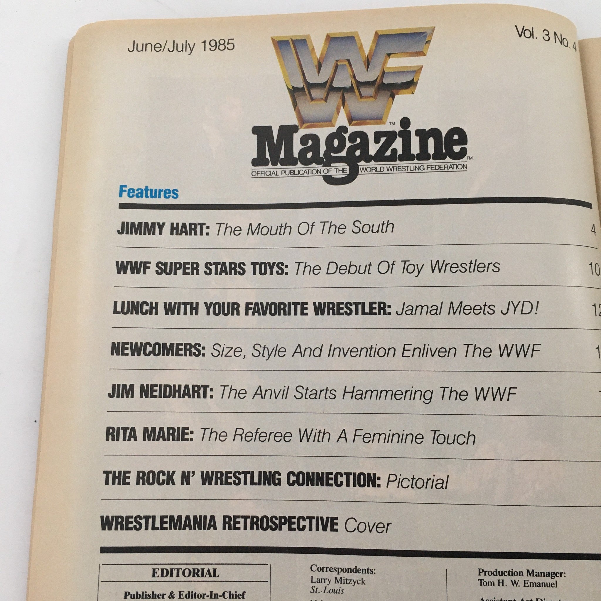 WWF Wrestling Magazine June July 1985 Hulk Hogan and Mr. T Team Up, No Label