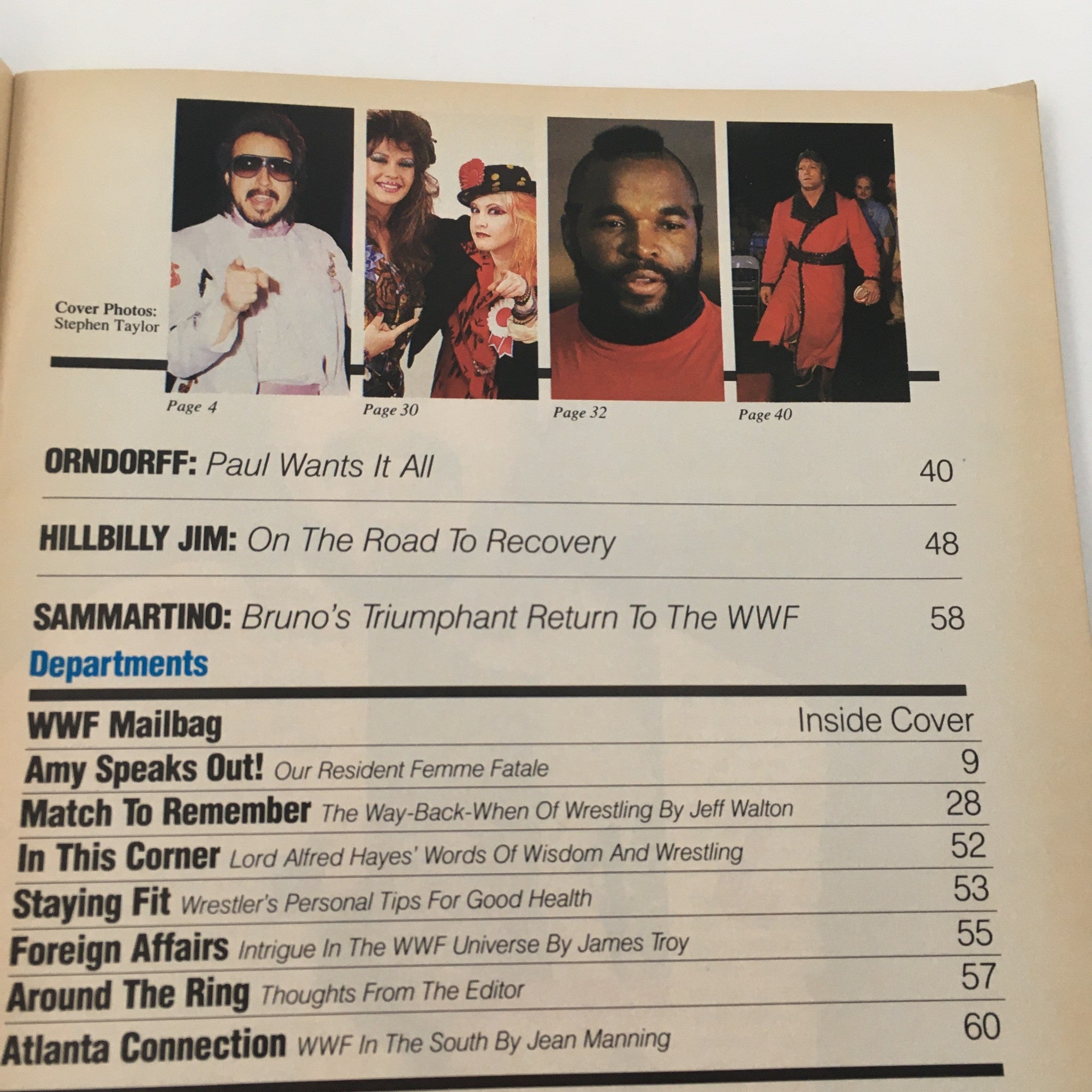 WWF Wrestling Magazine June July 1985 Hulk Hogan and Mr. T Team Up, No Label