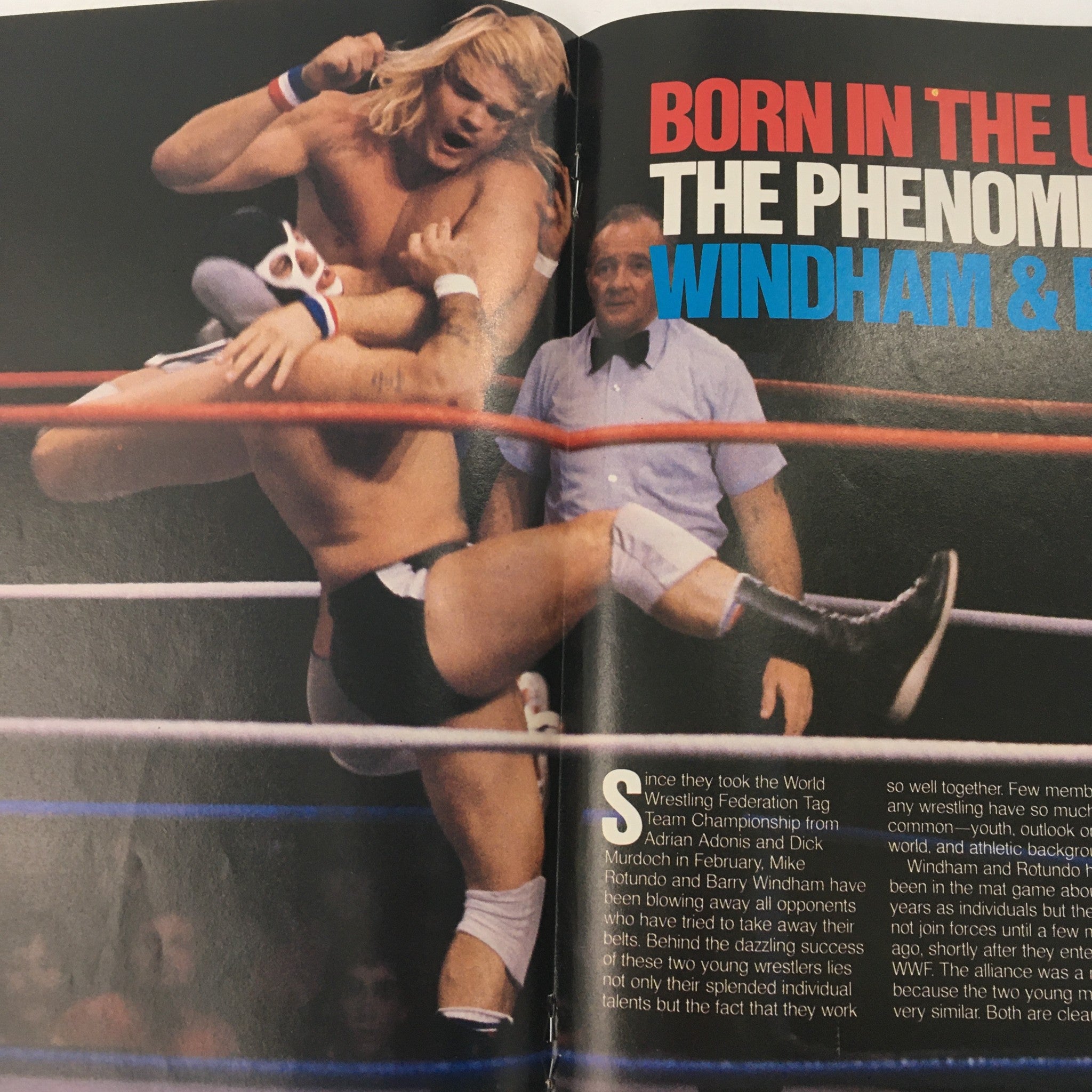 WWF Wrestling Magazine April May 1985 Hulk Hogan and Hillbilly Jim Feature