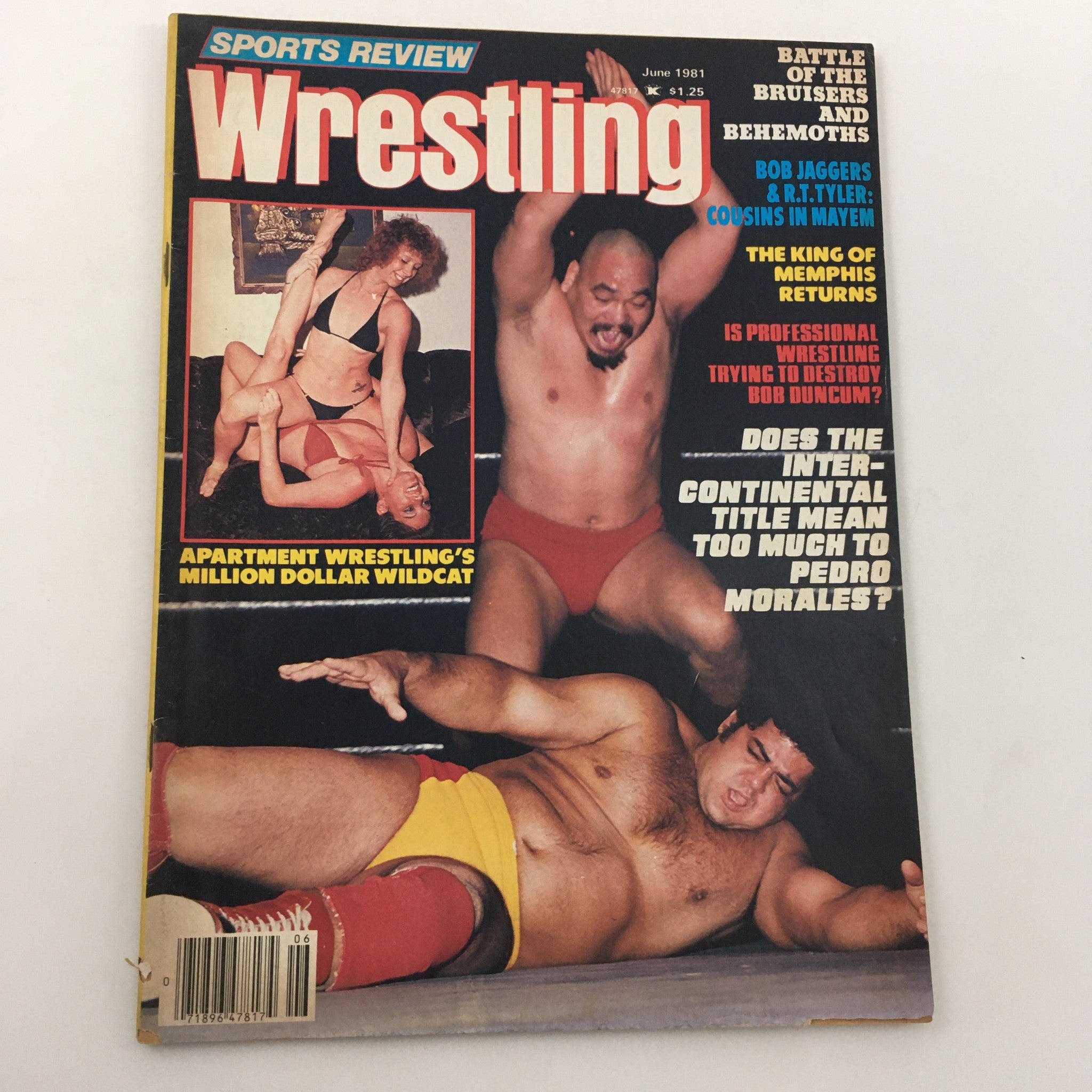 WWF Wrestling Magazine June 1981 Stan Hansen, Jim Brunzell and Tony Atlas