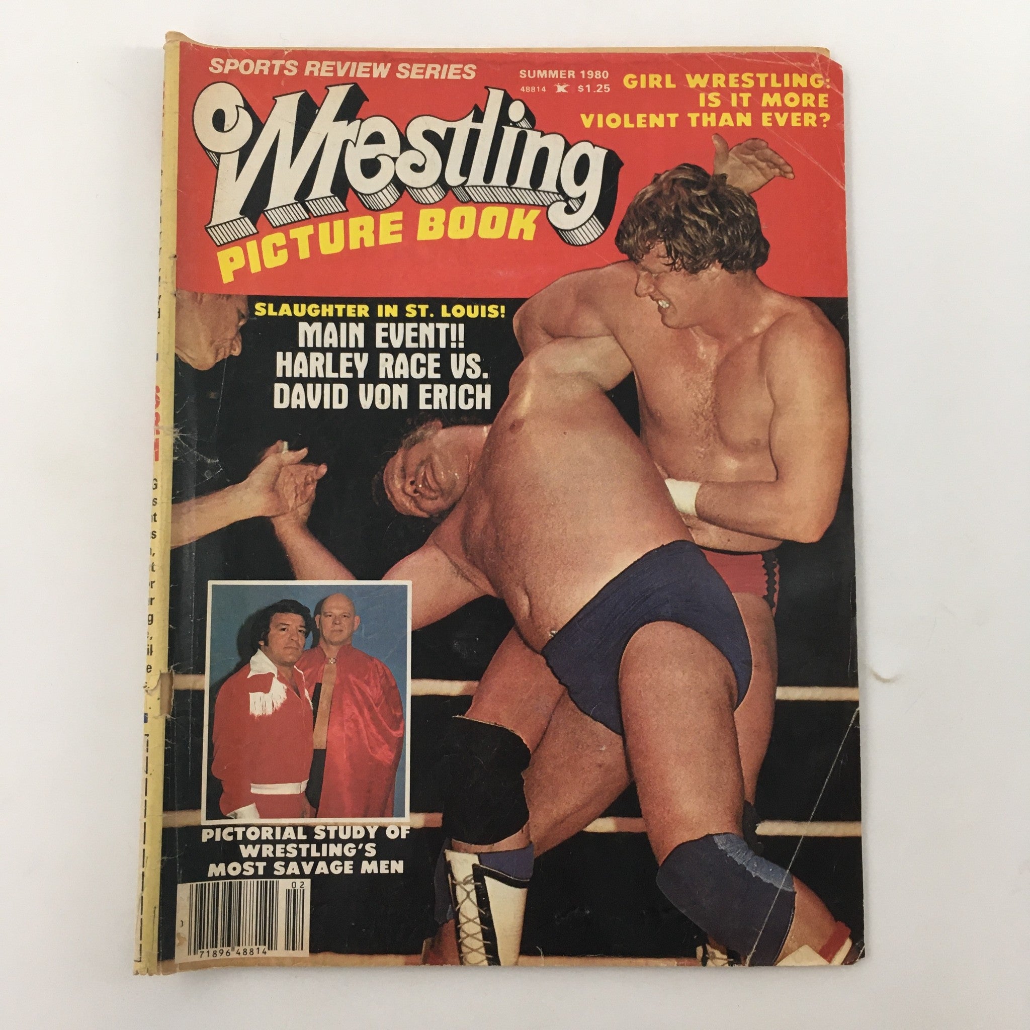 Wrestling Picture Book Summer 1980 Mil Mascaras vs Apache Bull Ramos Feud