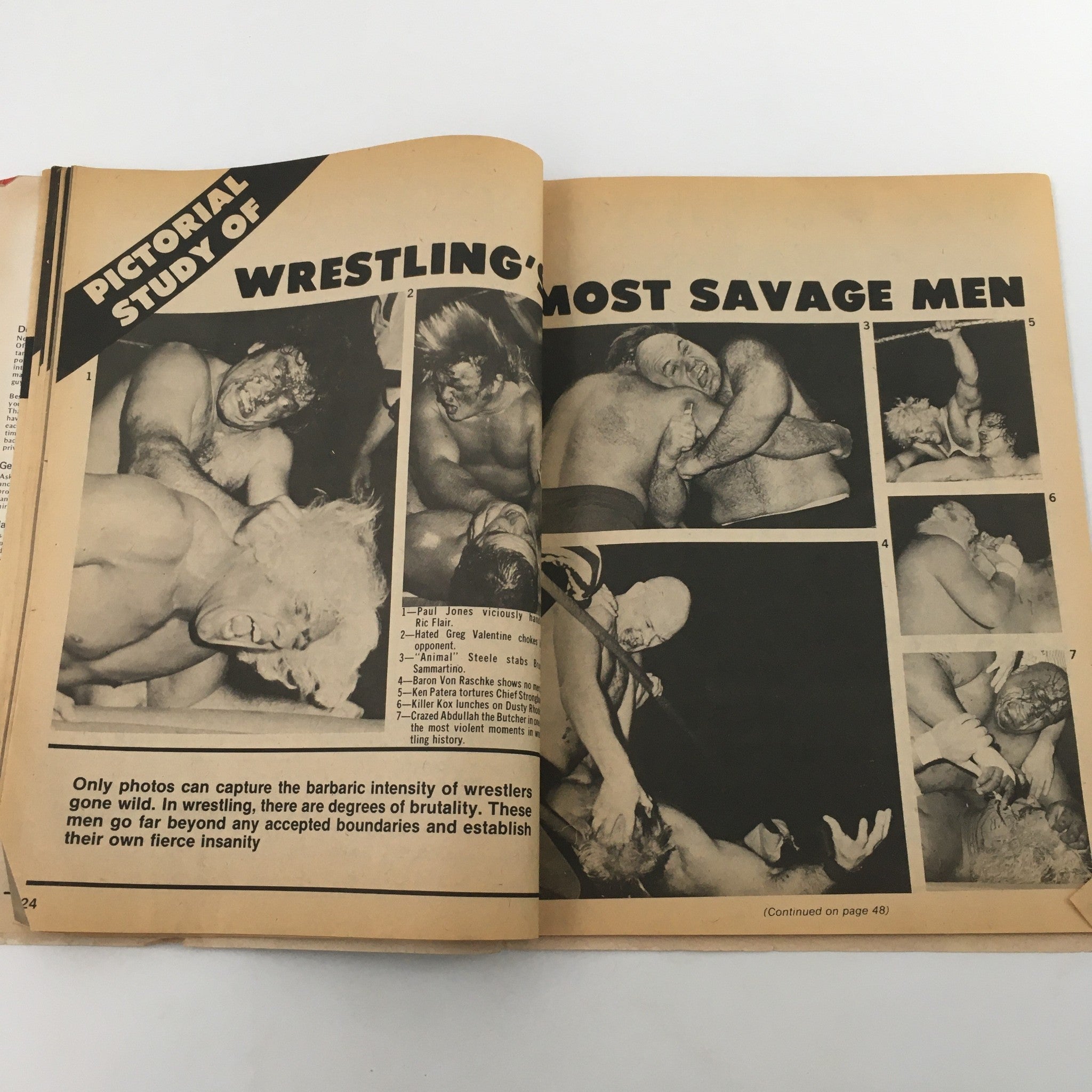 Wrestling Picture Book Summer 1980 Mil Mascaras vs Apache Bull Ramos Feud