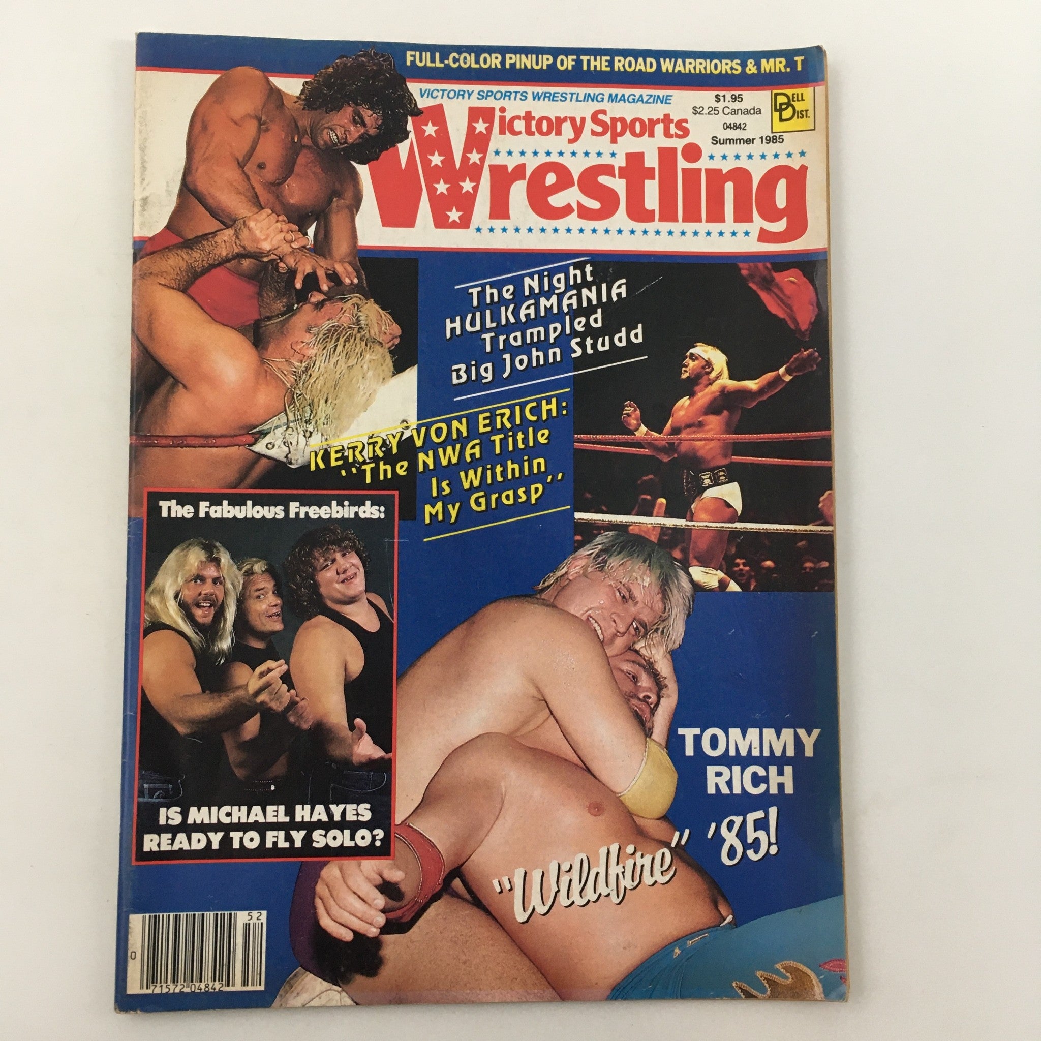 WWF Victory Sports Wrestling Magazine Summer 1985 Hulk Hogan vs Big John Studd