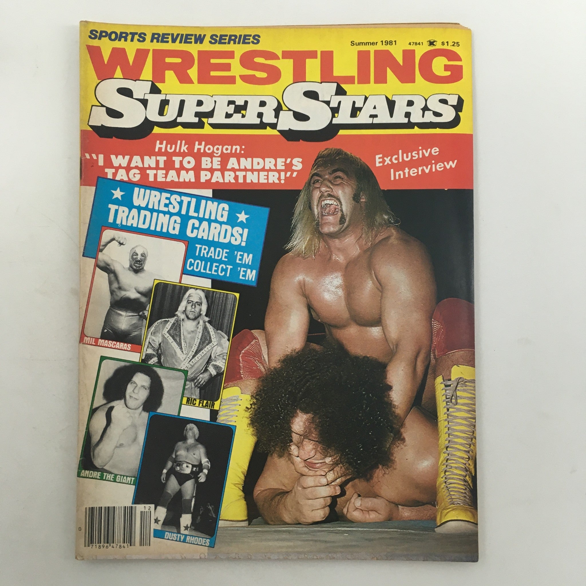 Wrestling Superstars Magazine Summer 1981 Hulk Hogan - Andre The Giant Tag Team