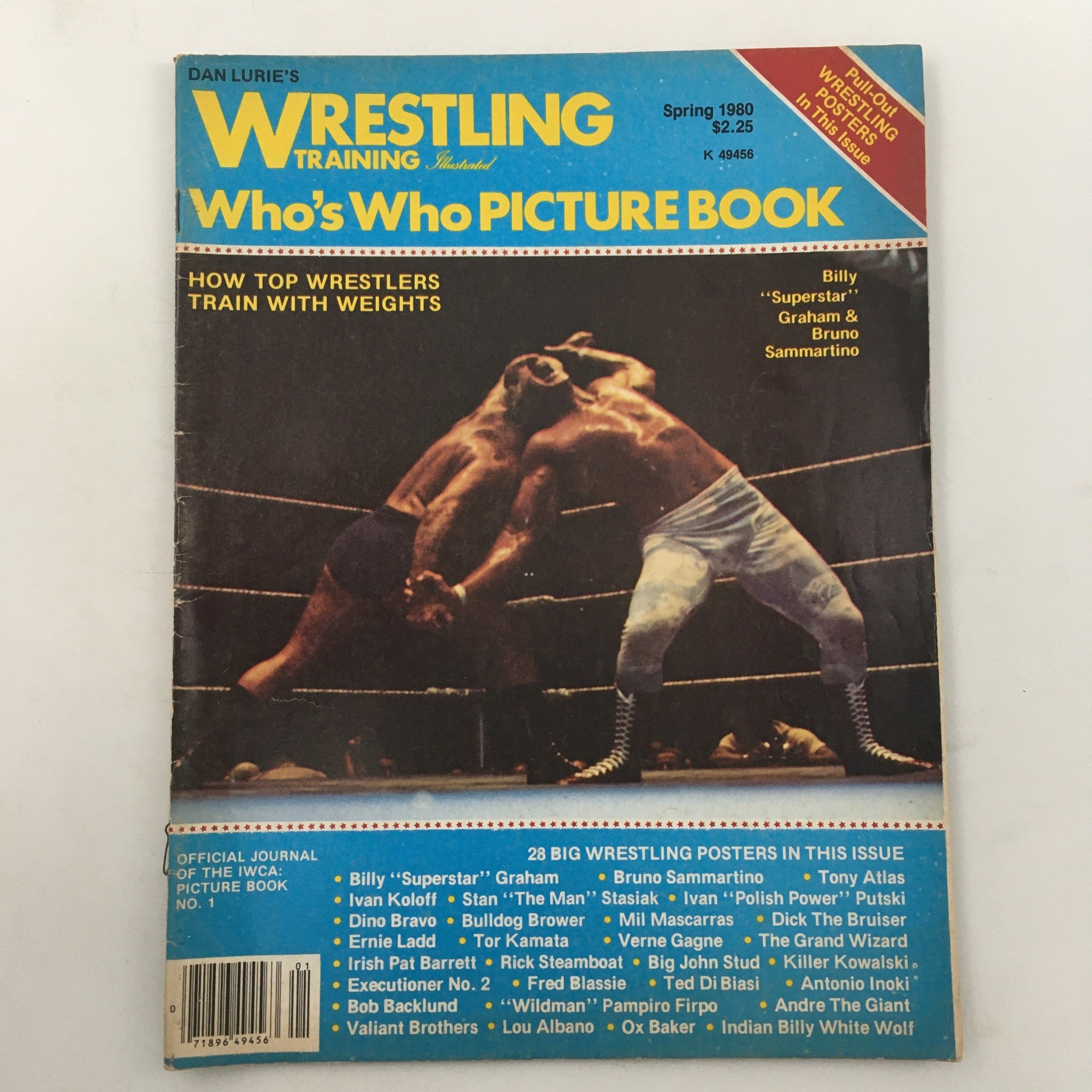 Wrestling Training Illustrated Spring 1980 Billy Graham and Bruno Sammartino