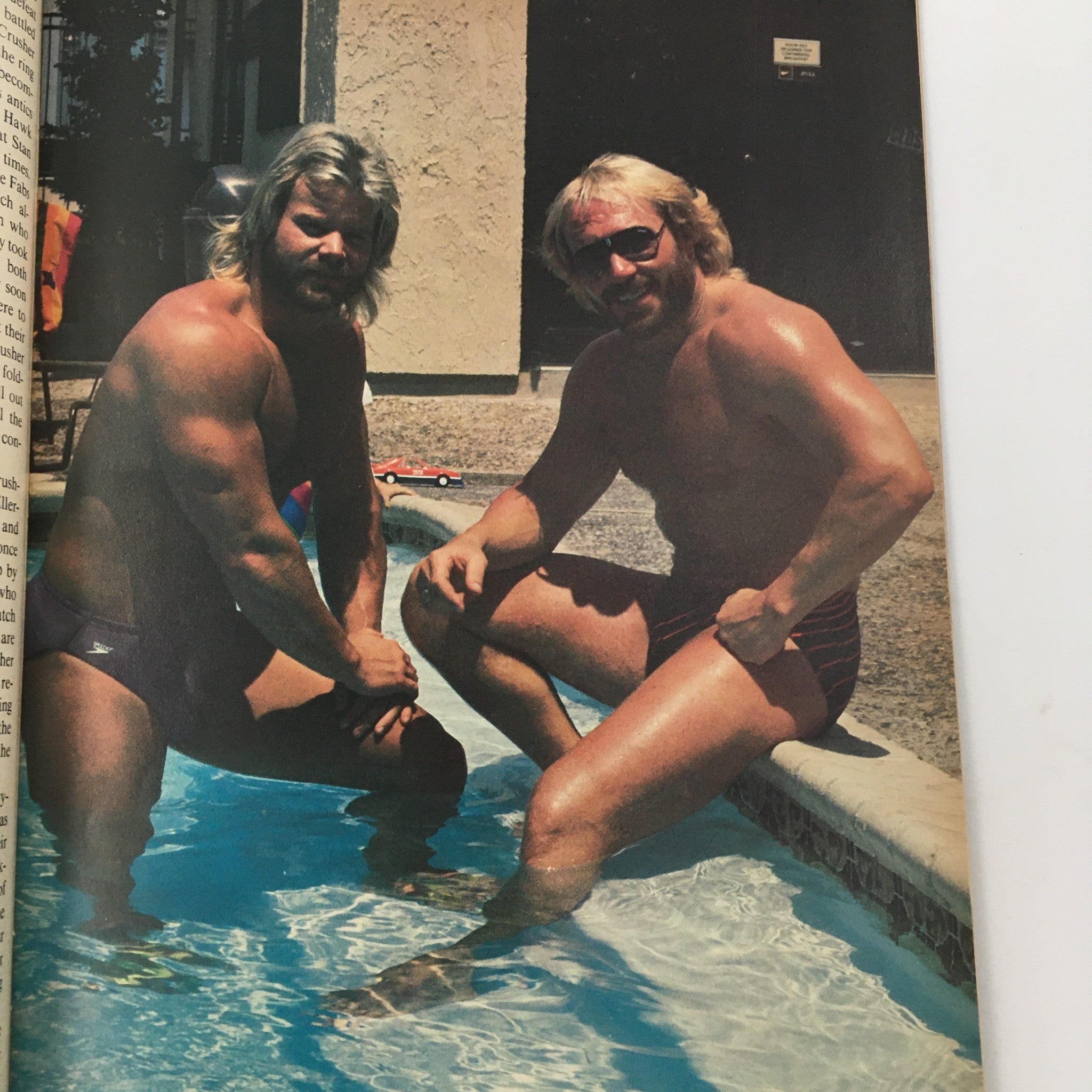 Wrestling's Main Event Magazine April 1985 Andre the Giant and Hulk Hogan