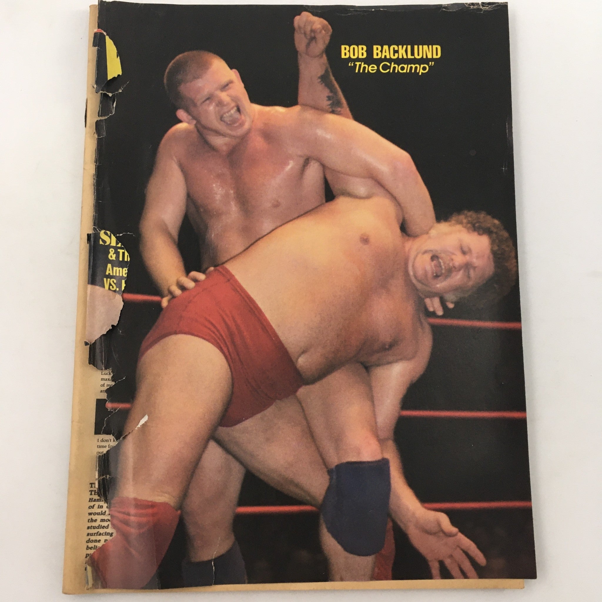 Wrestling World Magazine September 1985 Andre the Giant vs Big John Studd