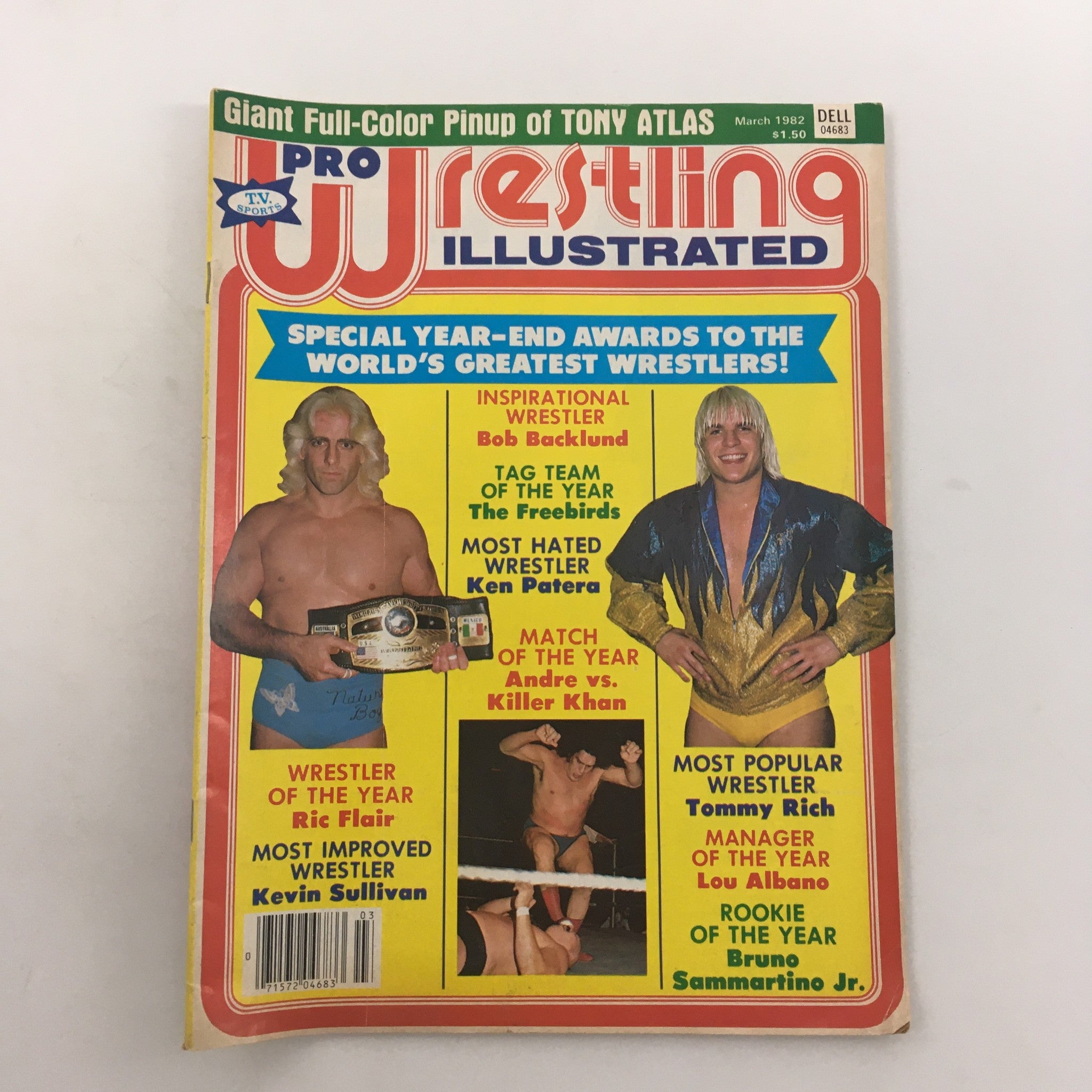 Pro Wrestling Illustrated Magazine March 1982 Andre the Giant vs Killer Khan