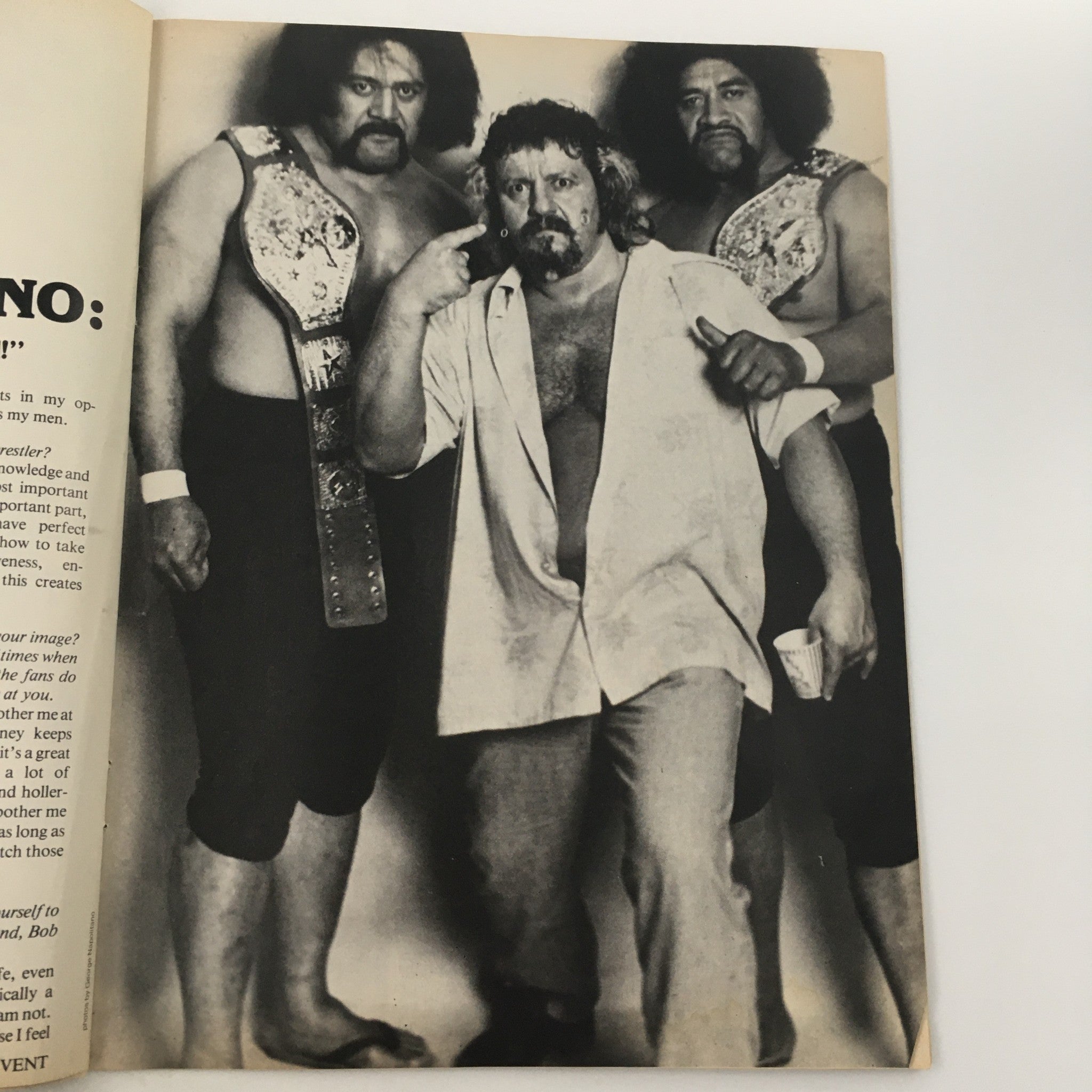 Wrestling's Main Event Magazine June 1982 Bob Backlund and Andre the Giant