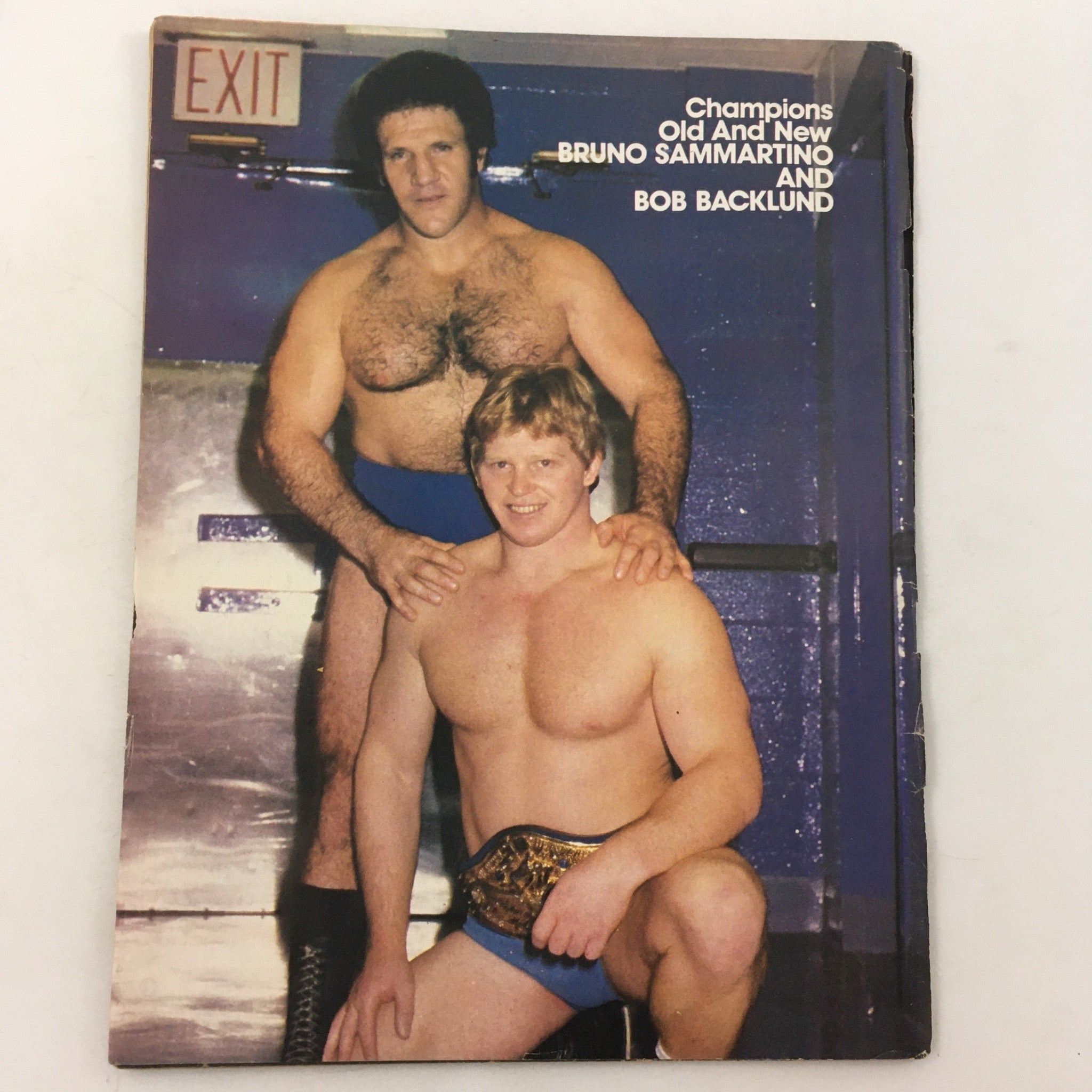 Wrestling World Magazine 1982 Greg Valentine, Bruno Sammartino & Ric Flair