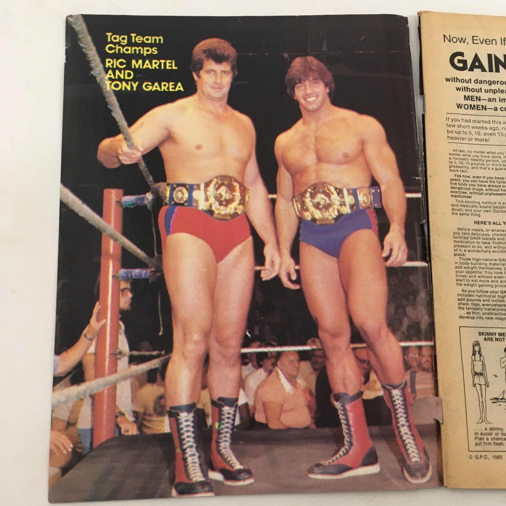 Wrestling World Magazine 1982 Greg Valentine, Bruno Sammartino & Ric Flair