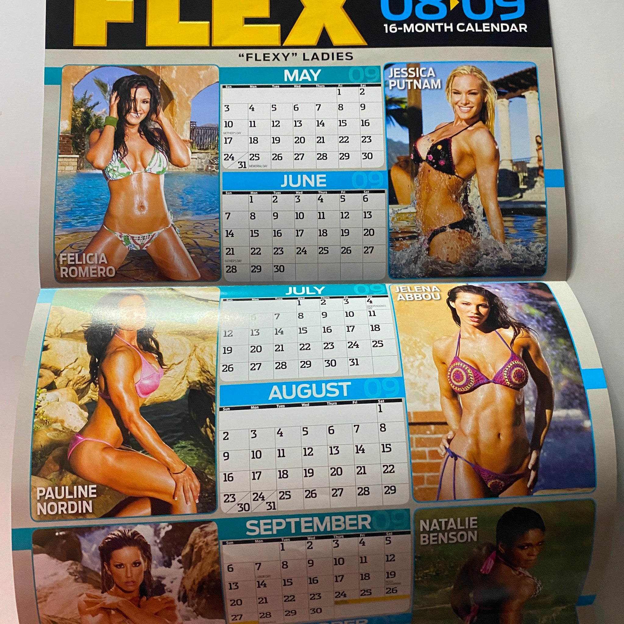 Flex Magazine September 2008 Vol 26, Num 7 Jay Cutler, Dexter Jackson w Poster