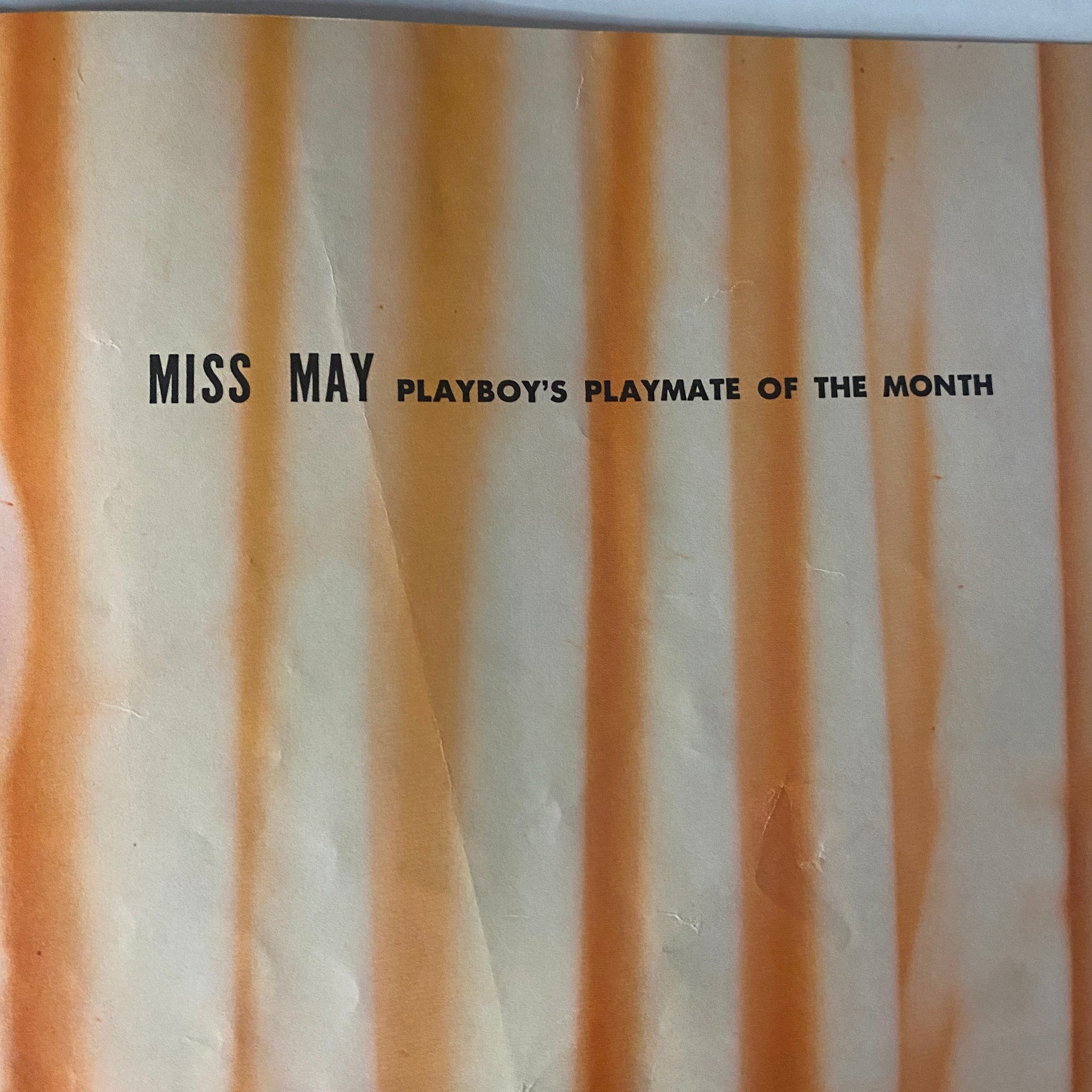 Playboy Magazine May 1960 Ginger Young w Centerfold No Label
