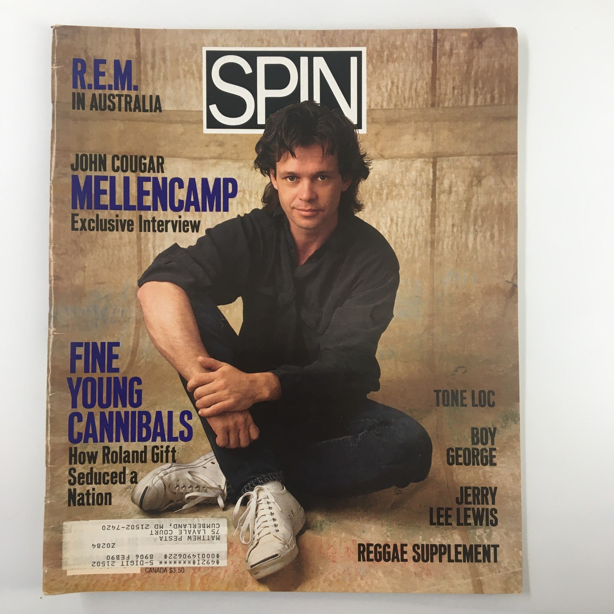 VTG Spin Magazine June 1989 Vol 5 #3 John Cougar Mellencamp Exclusive Interview