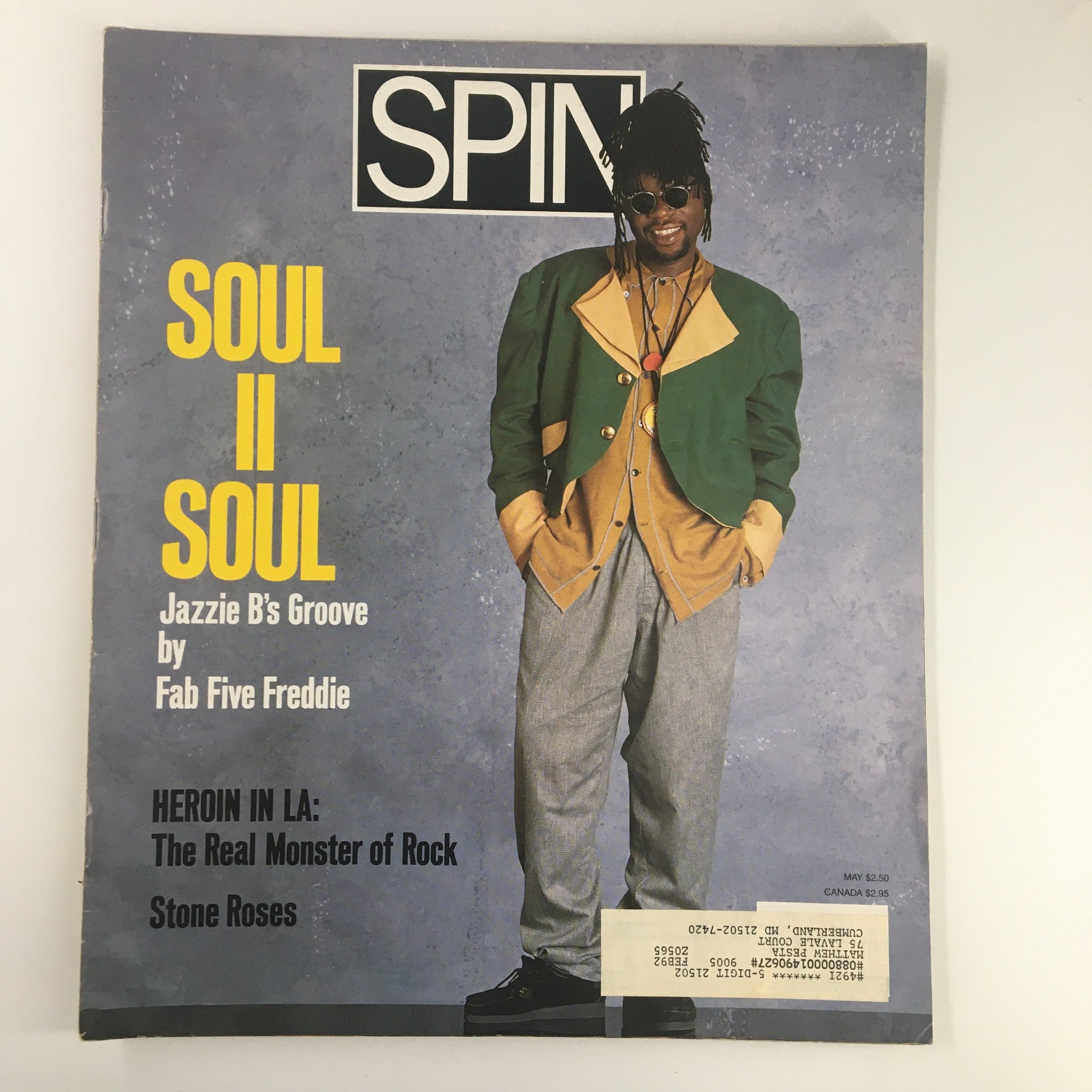 VTG Spin Magazine May 1990 Vol 6 #2 Soul II Soul Jazzie B's Groove