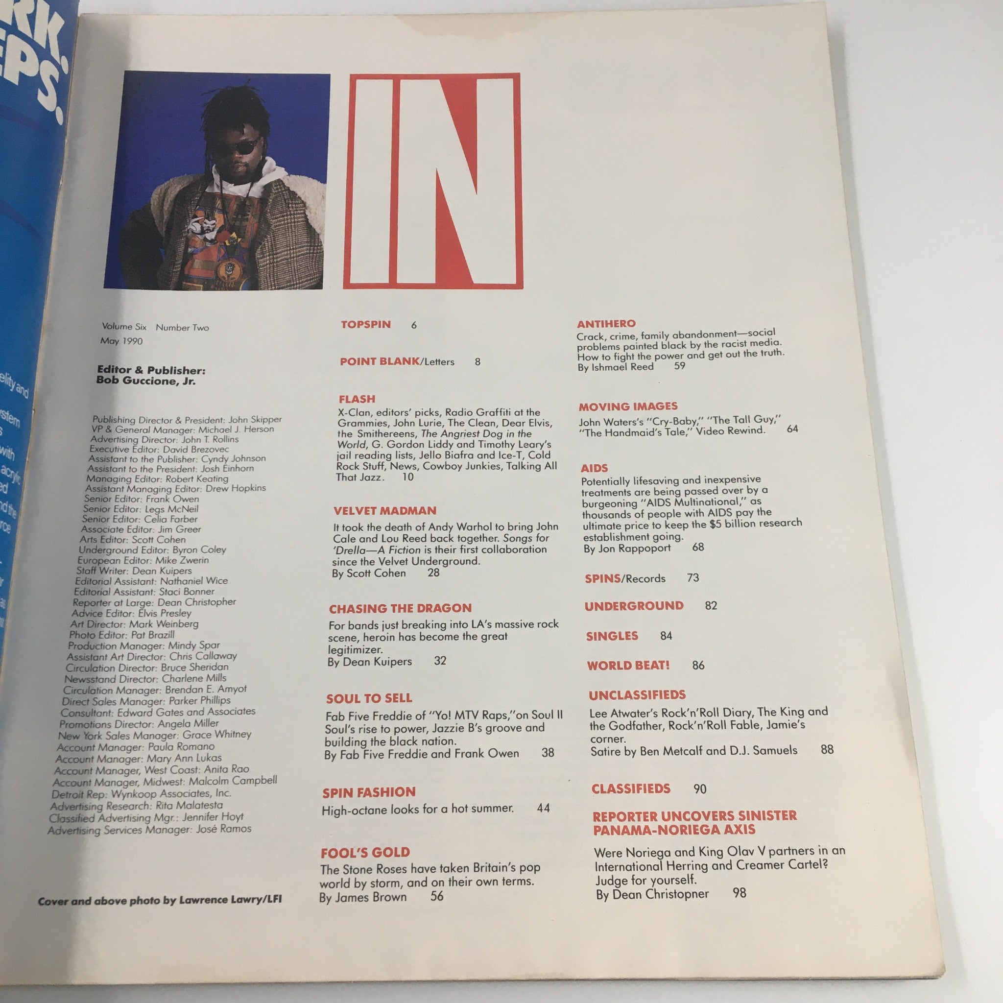 VTG Spin Magazine May 1990 Vol 6 #2 Soul II Soul Jazzie B's Groove