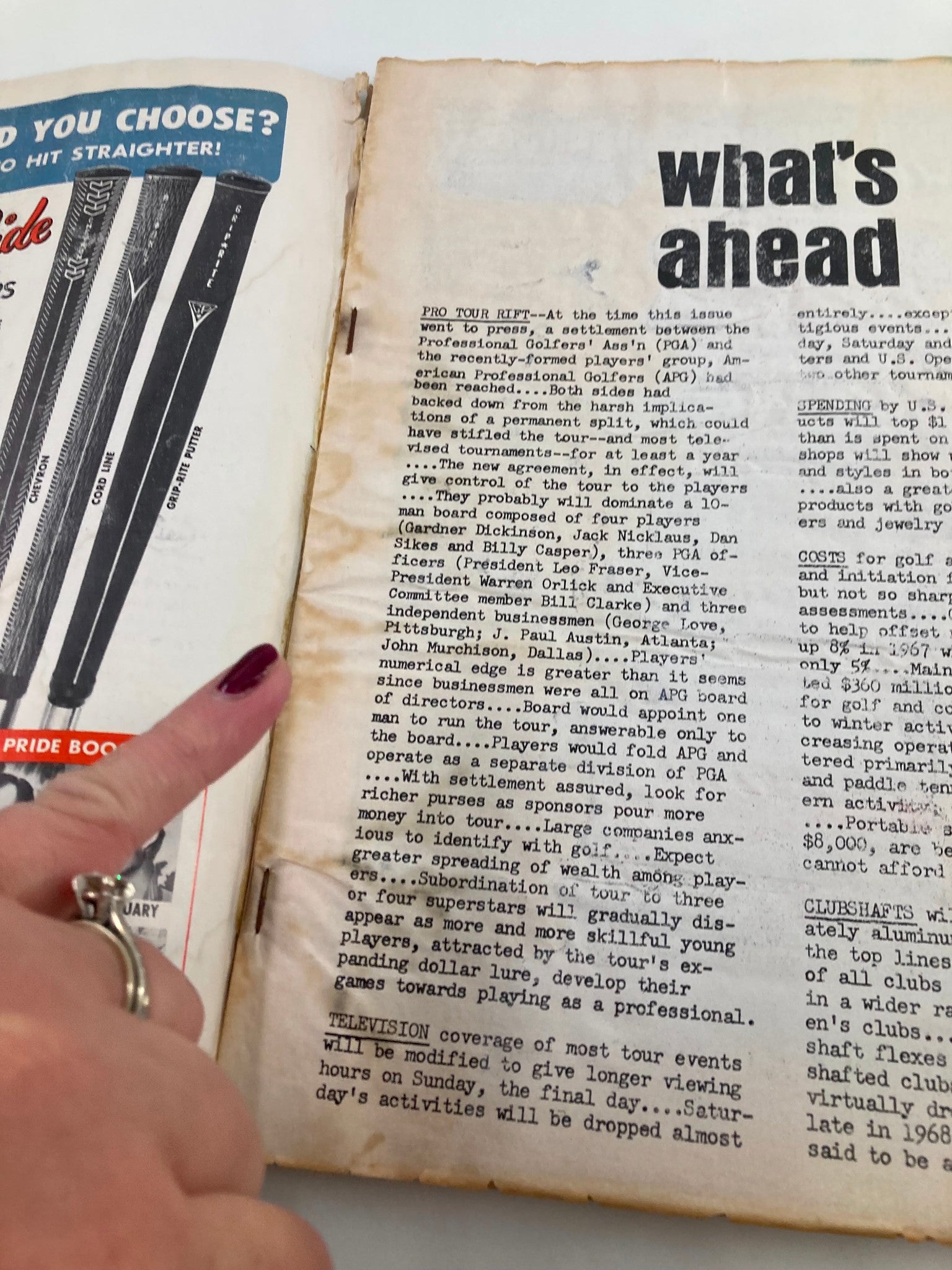 VTG Golf Digest Magazine February 1969 Billy Casper Moves To The Top