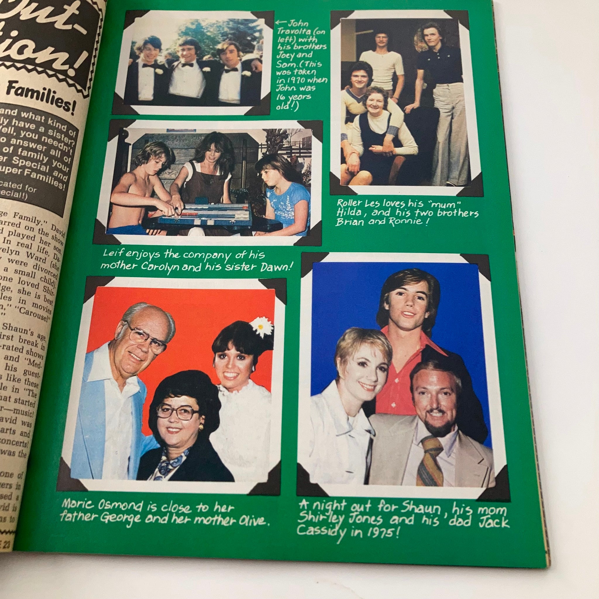 VTG Tiger Beat Super Special 1977 #5 Farrah Fawcett and Shaun Cassidy No Label